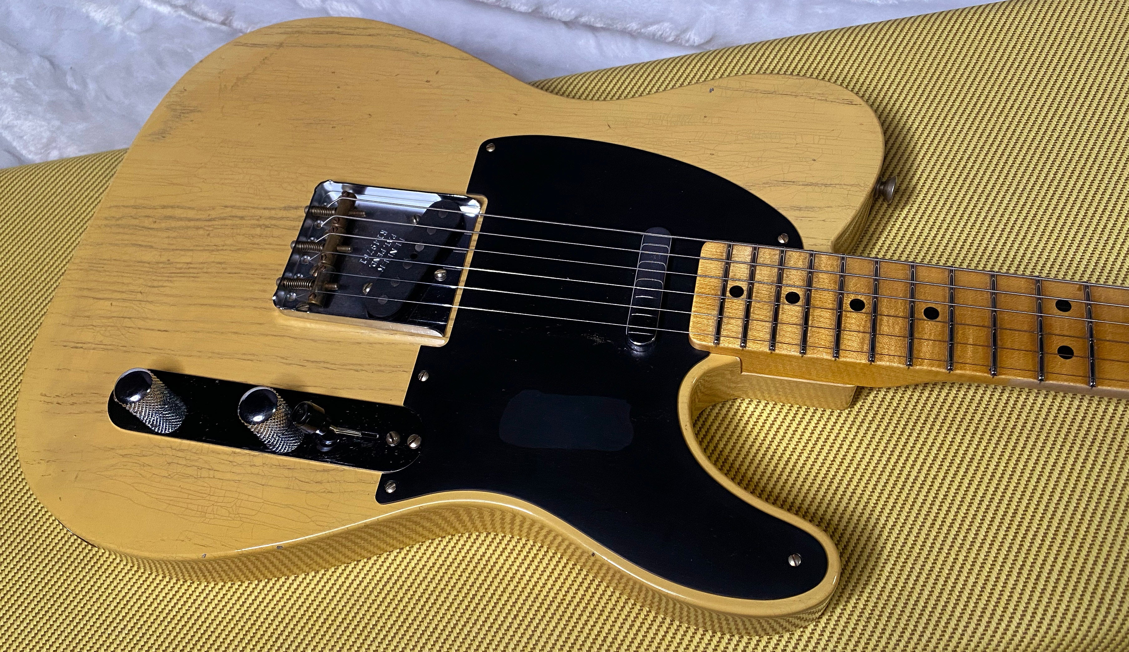 NEW! Fender Custom Shop 1951 Telecaster Journeyman Relic - Aged NoCaster Blonde - 7.2lbs - Authorized Dealer - G07112