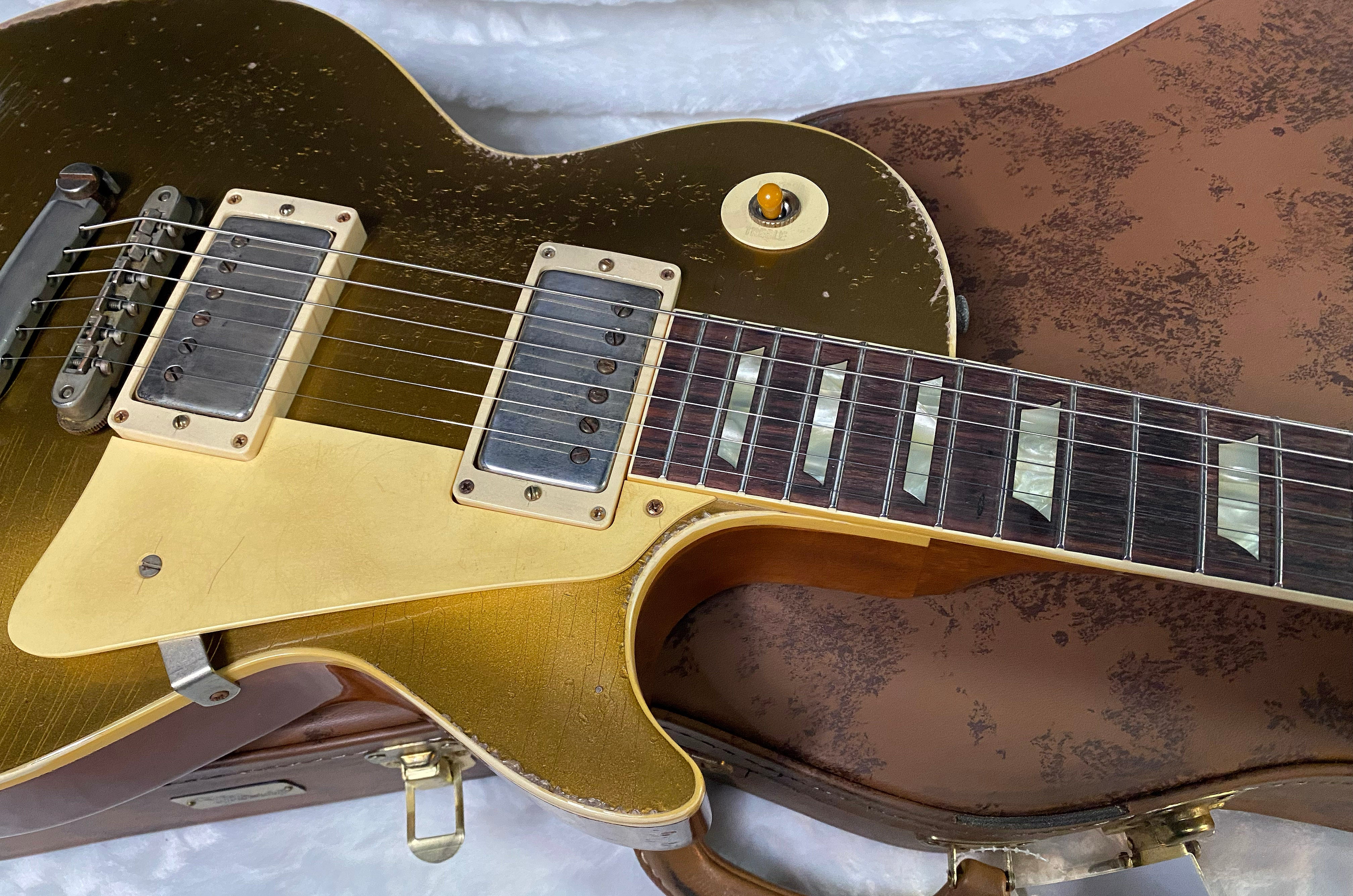 NEW! Gibson Custom Shop '57 Les Paul Gold Top Reissue Ultra Heavy Murphy Lab - Authorized Dealer - ONLY 8.5 lbs! - G06413
