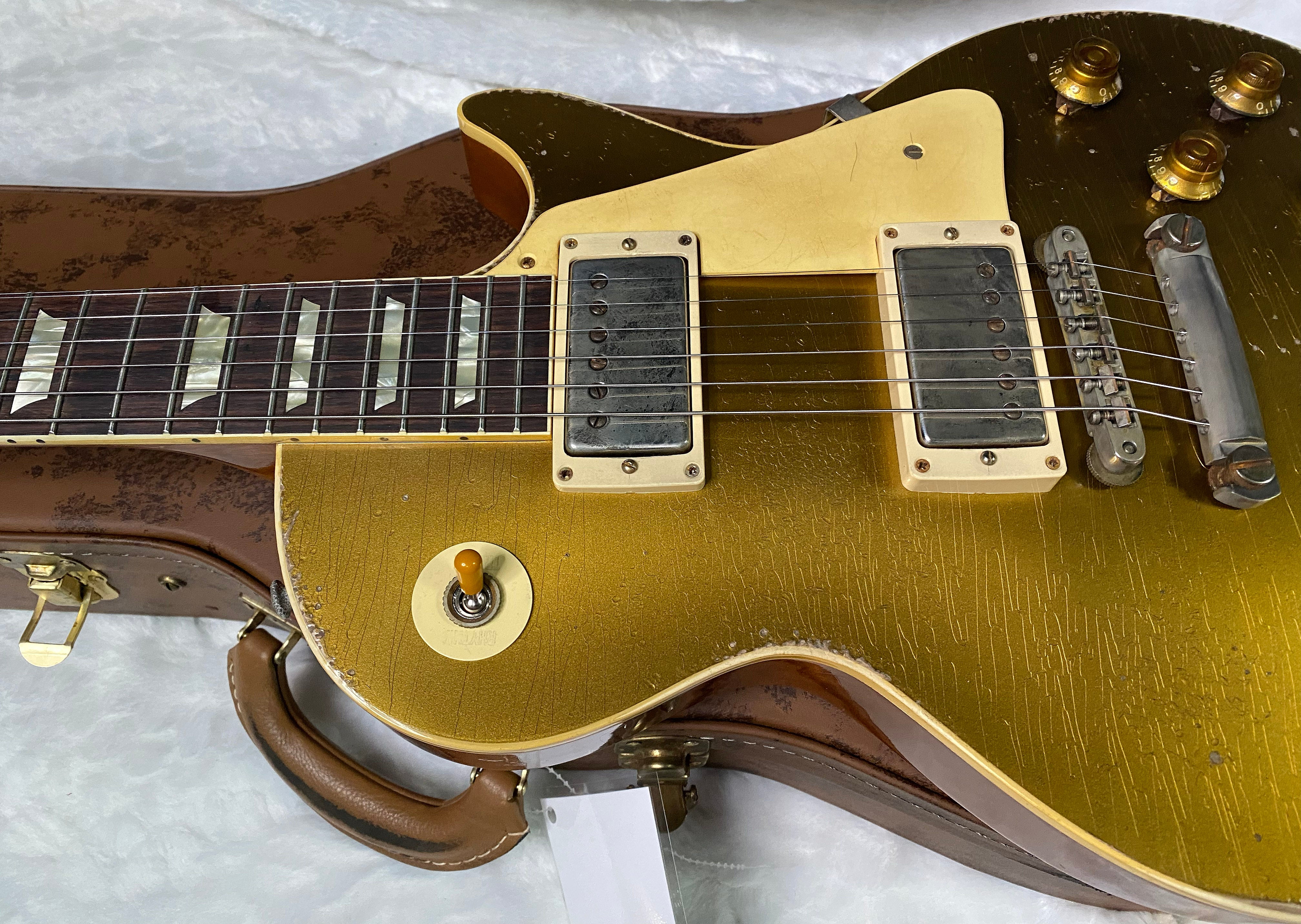 NEW! Gibson Custom Shop '57 Les Paul Gold Top Reissue Ultra Heavy Murphy Lab - Authorized Dealer - ONLY 8.5 lbs! - G06413