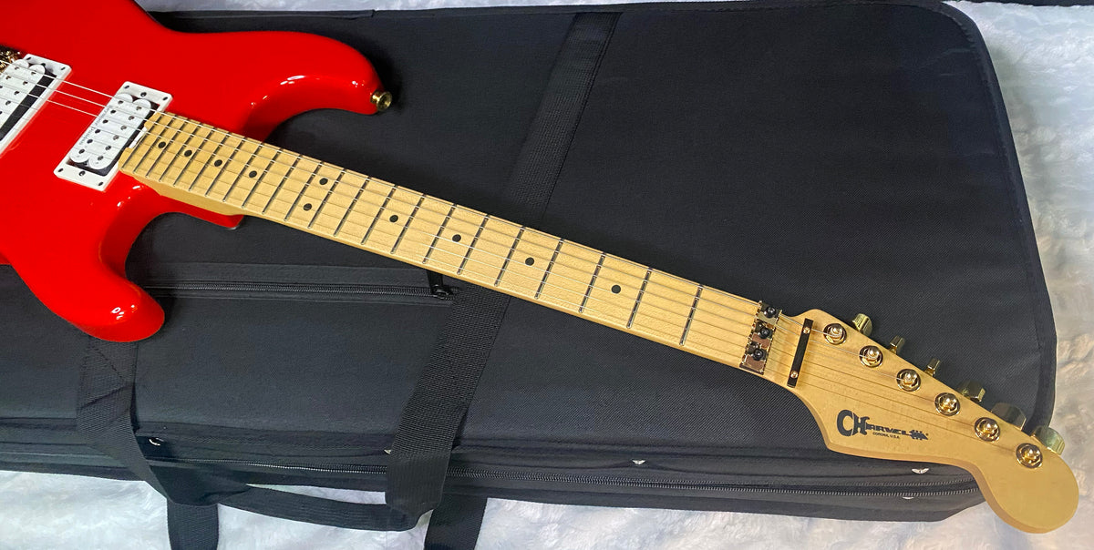 NEW! Charvel American Neo-Classic San Dimas SD1 HH FR - Floyd Rose - Seymour Duncan Pick-UPs - Racing Red - Authorized Dealer - 8.4 lbs - G07811