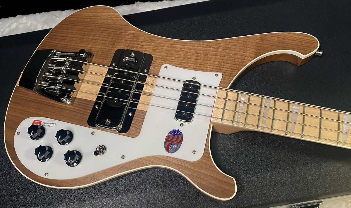 NEW! Rickenbacker 4003 W Walnut - 4-String Bass - Authorized Dealer - Only 8.5 lbs - G07829