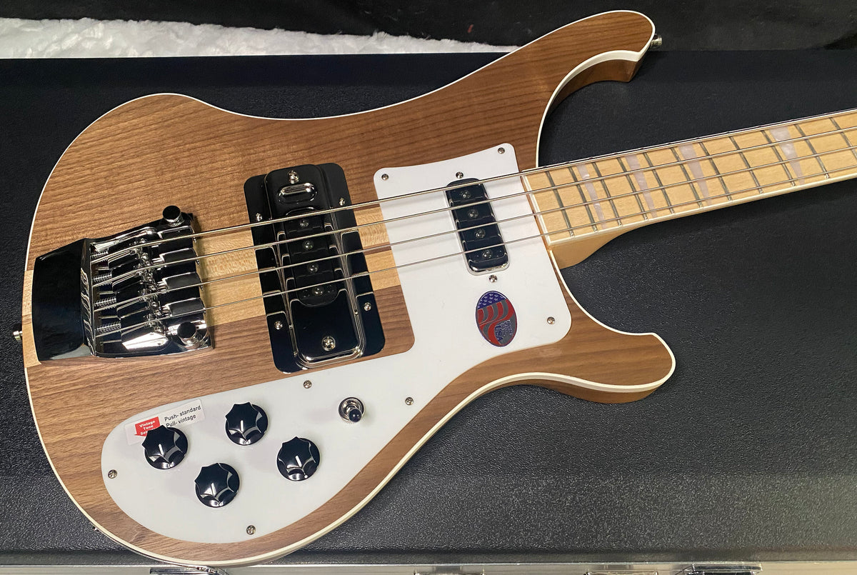 NEW! Rickenbacker 4003 W Walnut - 4-String Bass - Authorized Dealer - Only 8.5 lbs - G07829