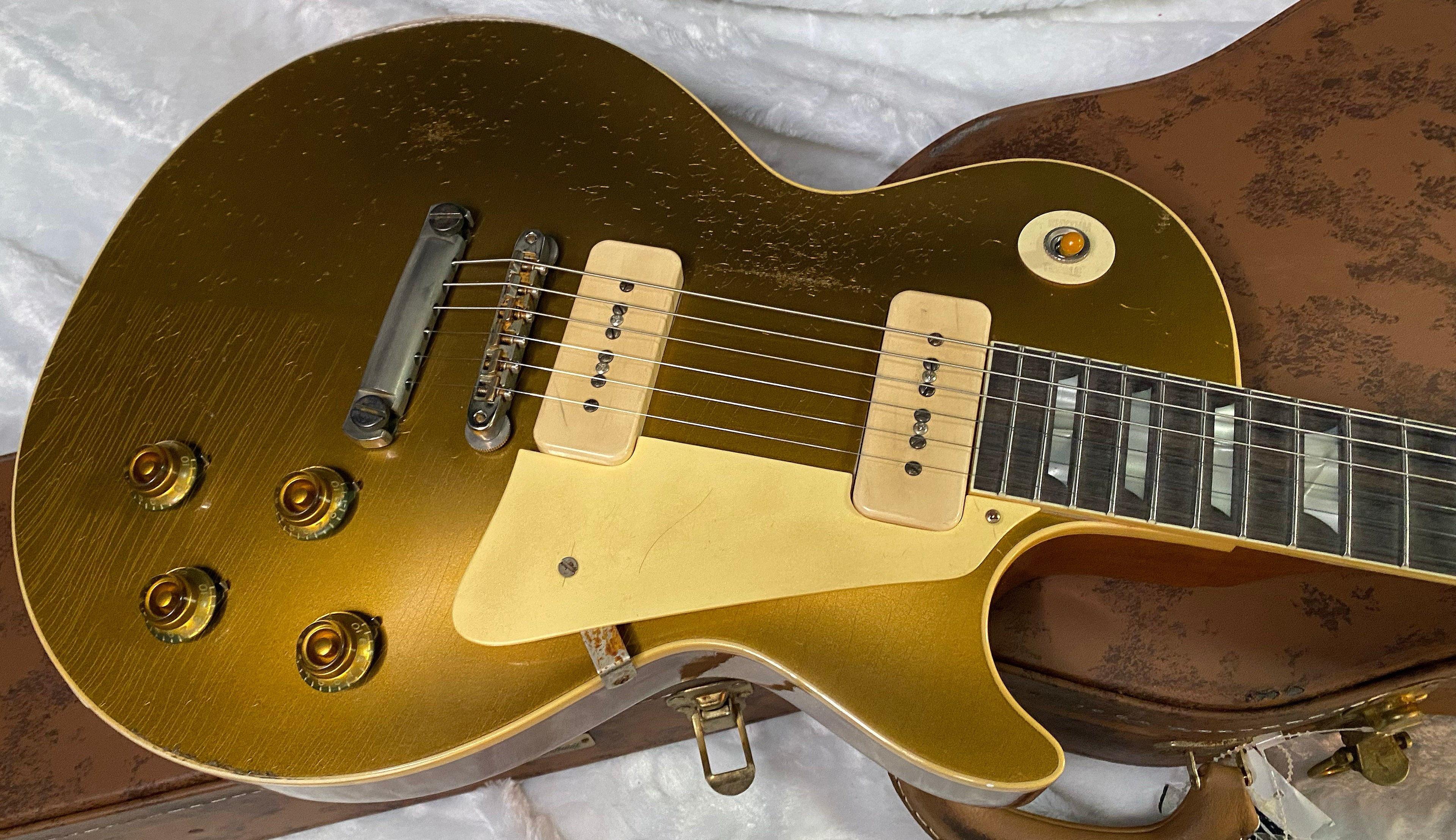 NEW ! Gibson Custom Shop 1956 Les Paul Goldtop Murphy Lab Heavy Aged Reissue - 8.9lbs - Authorized Dealer - G06405