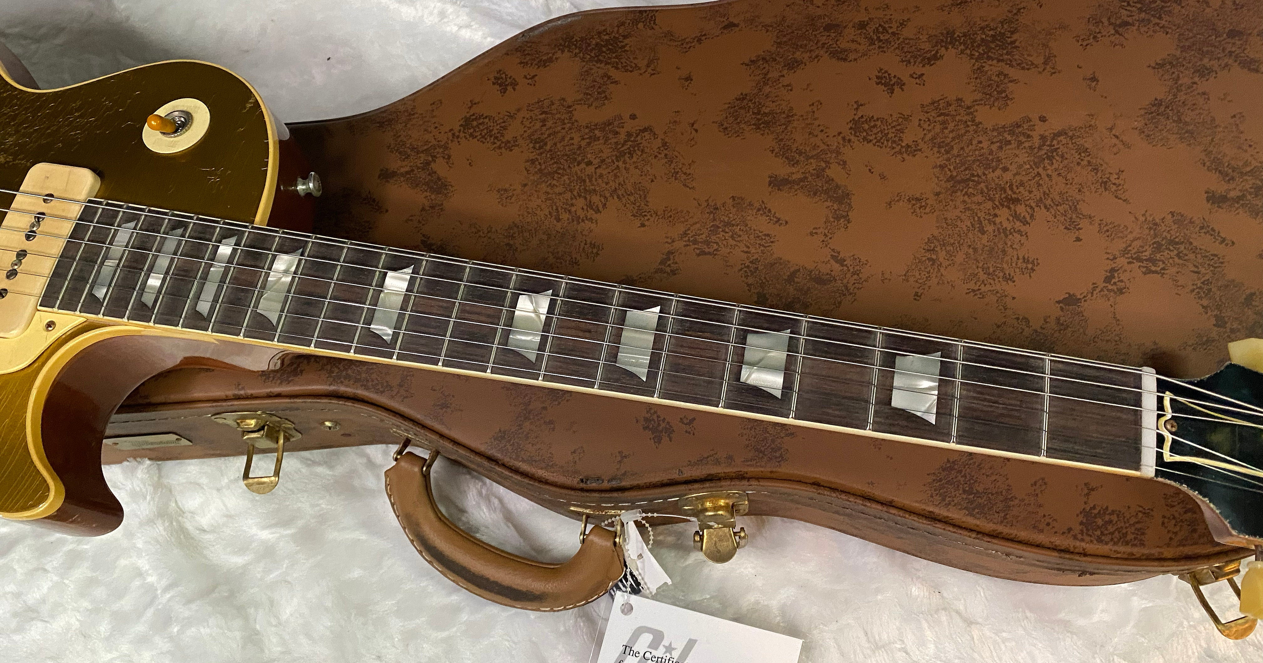 NEW ! Gibson Custom Shop 1956 Les Paul Goldtop Murphy Lab Heavy Aged Reissue - 8.9lbs - Authorized Dealer - G06405