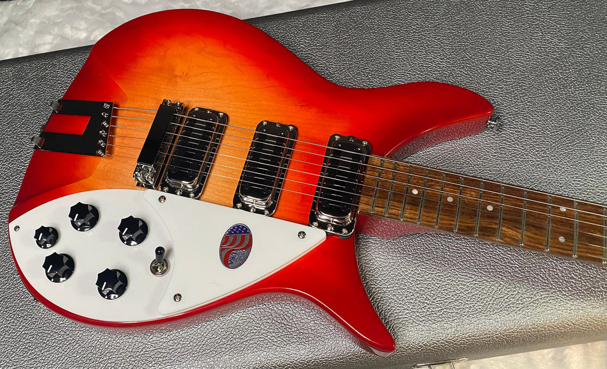 NEW! Rickenbacker 350V63 Liverpool Electric Guitar - Fire Glo - FG - Authorized Dealer - Only 6.6lbs - G07834