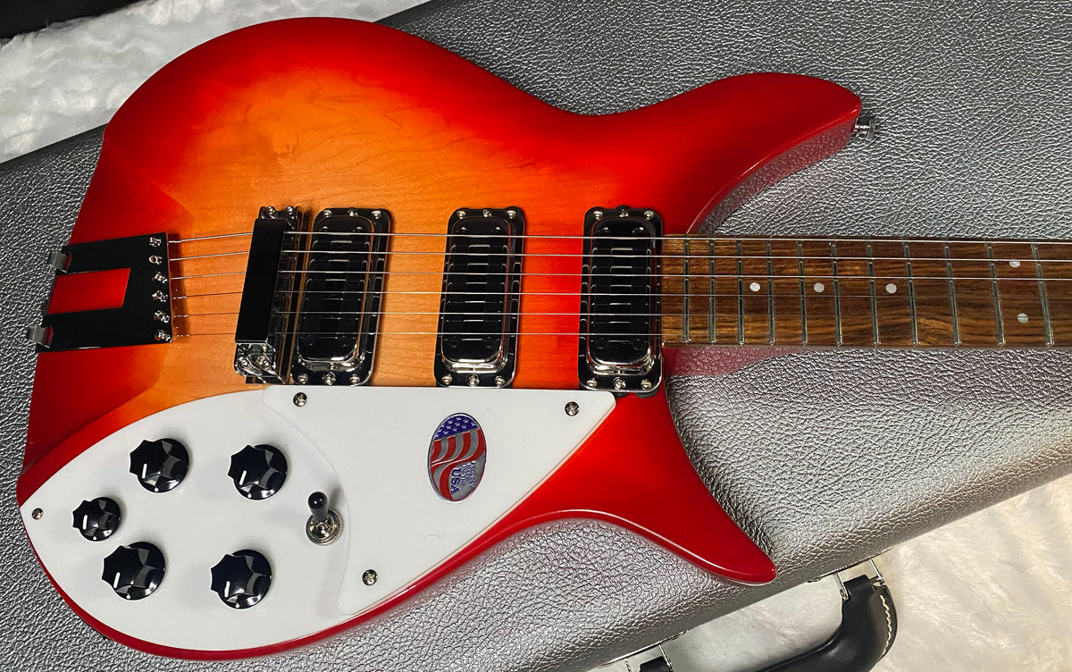 NEW! Rickenbacker 350V63 Liverpool Electric Guitar - Fire Glo - FG - Authorized Dealer - Only 6.6lbs - G07834