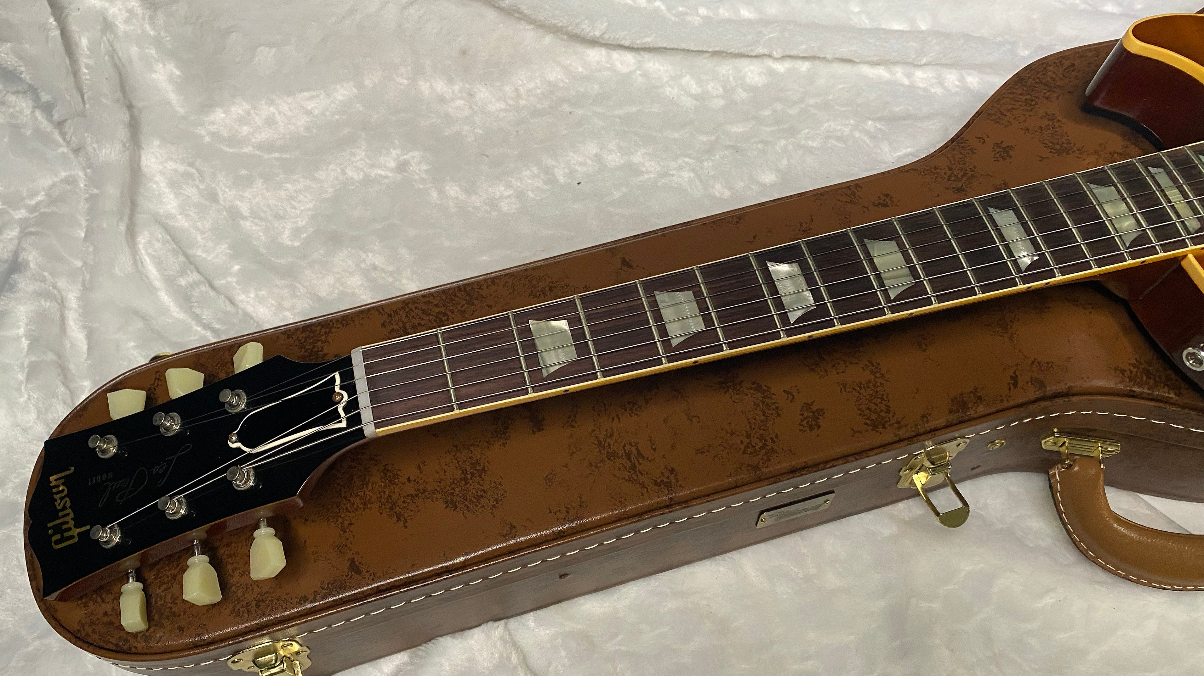 NEW ! Gibson Custom Shop 1959 Les Paul - Golden Poppy Burst - Authorized Dealer - Hand Picked KILLER Flame Top - MONSTER TOP VOS - 8.9 lbs - G06461