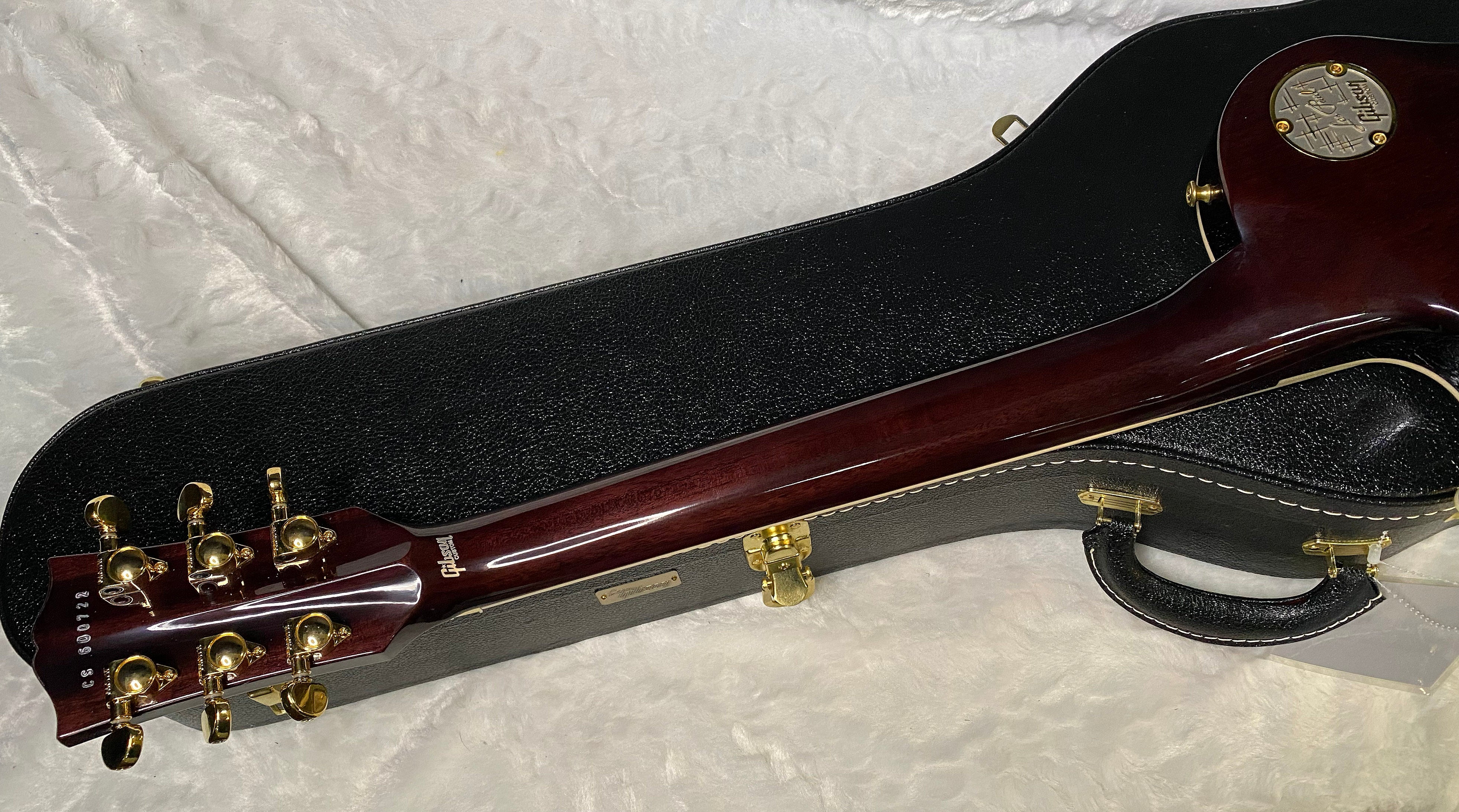 NEW! Gibson Custom Les Paul Axcess Standard Figured Top Floyd Rose Electric Guitar - Greatest Hits II - Authorized Dealer - Tri-Berry Burst - WOW! 8.35lbs - G07129