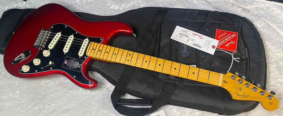 NEW! Fender Limited Edition American Professional Classic Stratocaster featuring Silent System - Candy Apple Red - 7.9lbs - Authorized Dealer - G07852