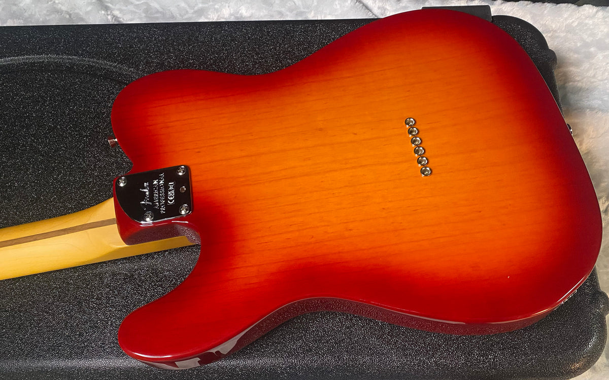 NEW ! Fender American Professional Telecaster - Maple Fingerboard - Ash Body - Aged Cherry Burst - 7.4lbs - Authorized Dealer - G07850