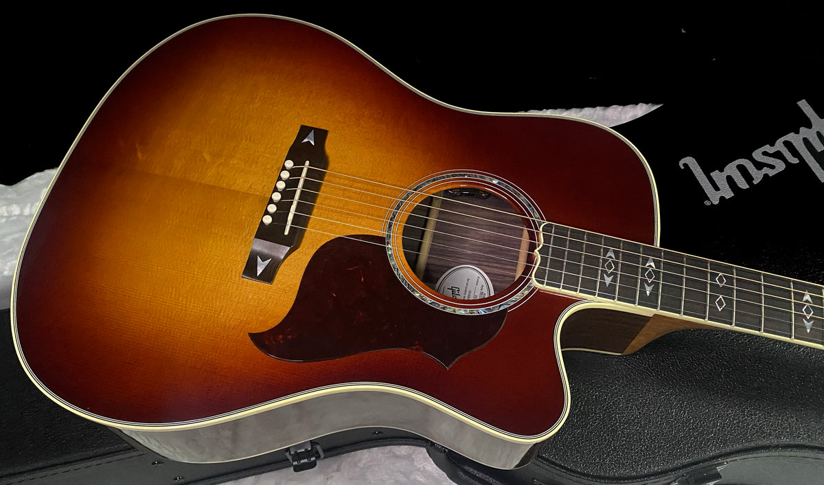 NEW! Gibson Acoustic Songwriter Recording Artist EC - Acoustic-Electric Guitar - Baggs HiFi DNA System - 4.75 lbs - Rosewood Burst - Authorized Dealer - G07856