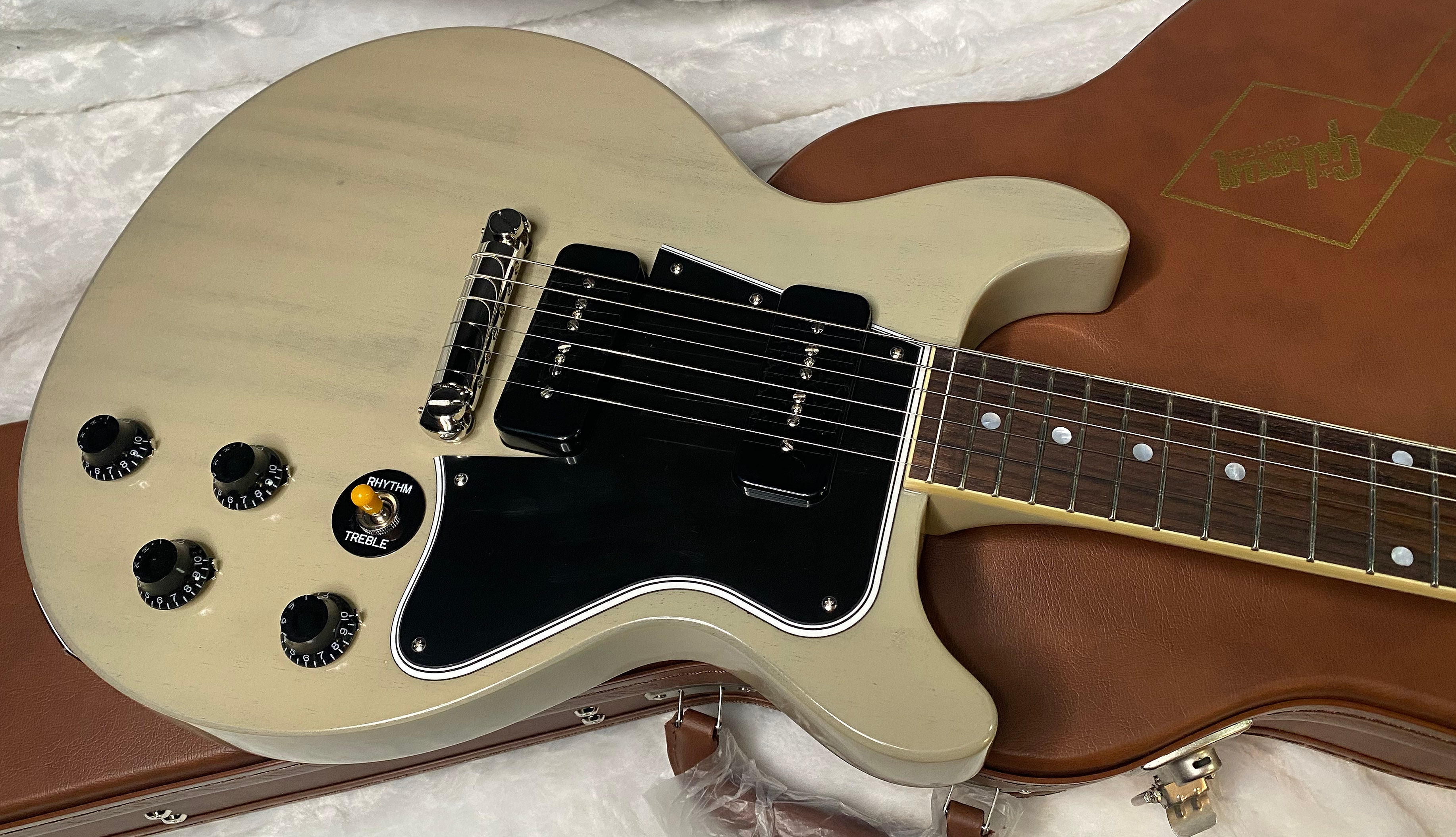 NEW Epiphone Inspired by Gibson 1960 Les Paul Special Double Cut Reissue Electric Guitar - TV White- 7.2lbs - Authorized Dealer - G07145