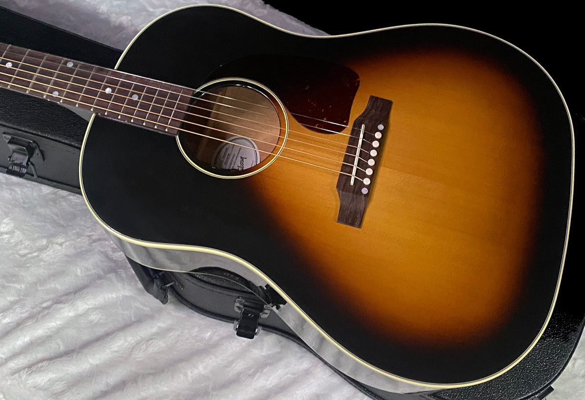 NEW! Gibson J-45 Standard Acoustic Electric Guitar - Baggs HiFi DNA System - Vintage Sunburst - Authorized Dealer - 4.5lbs - G07859