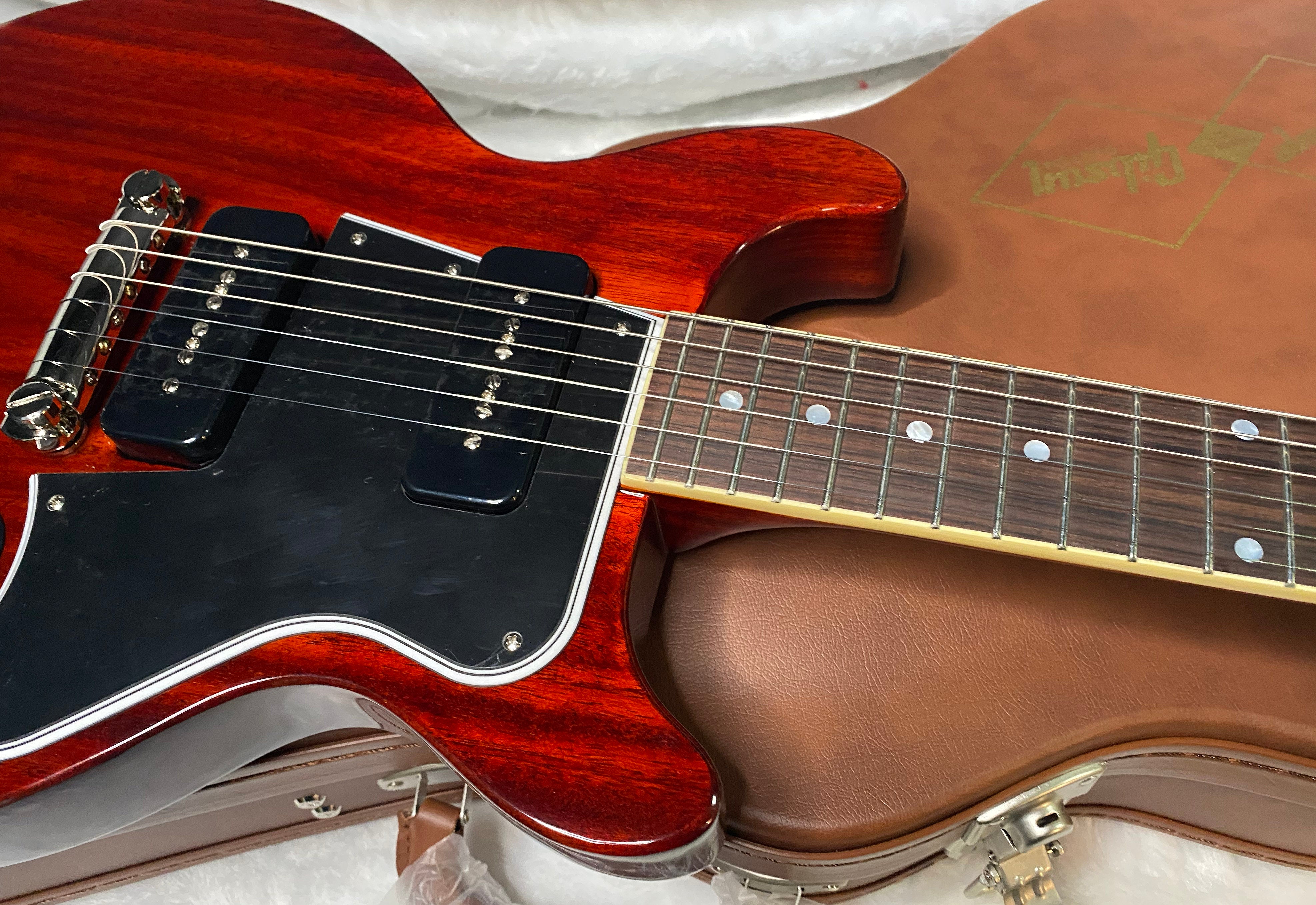 NEW Epiphone Inspired by Gibson 1960 Les Paul Special Double Cut Reissue Electric Guitar - Vintage Cherry - 7.1lbs - Authorized Dealer - G07147