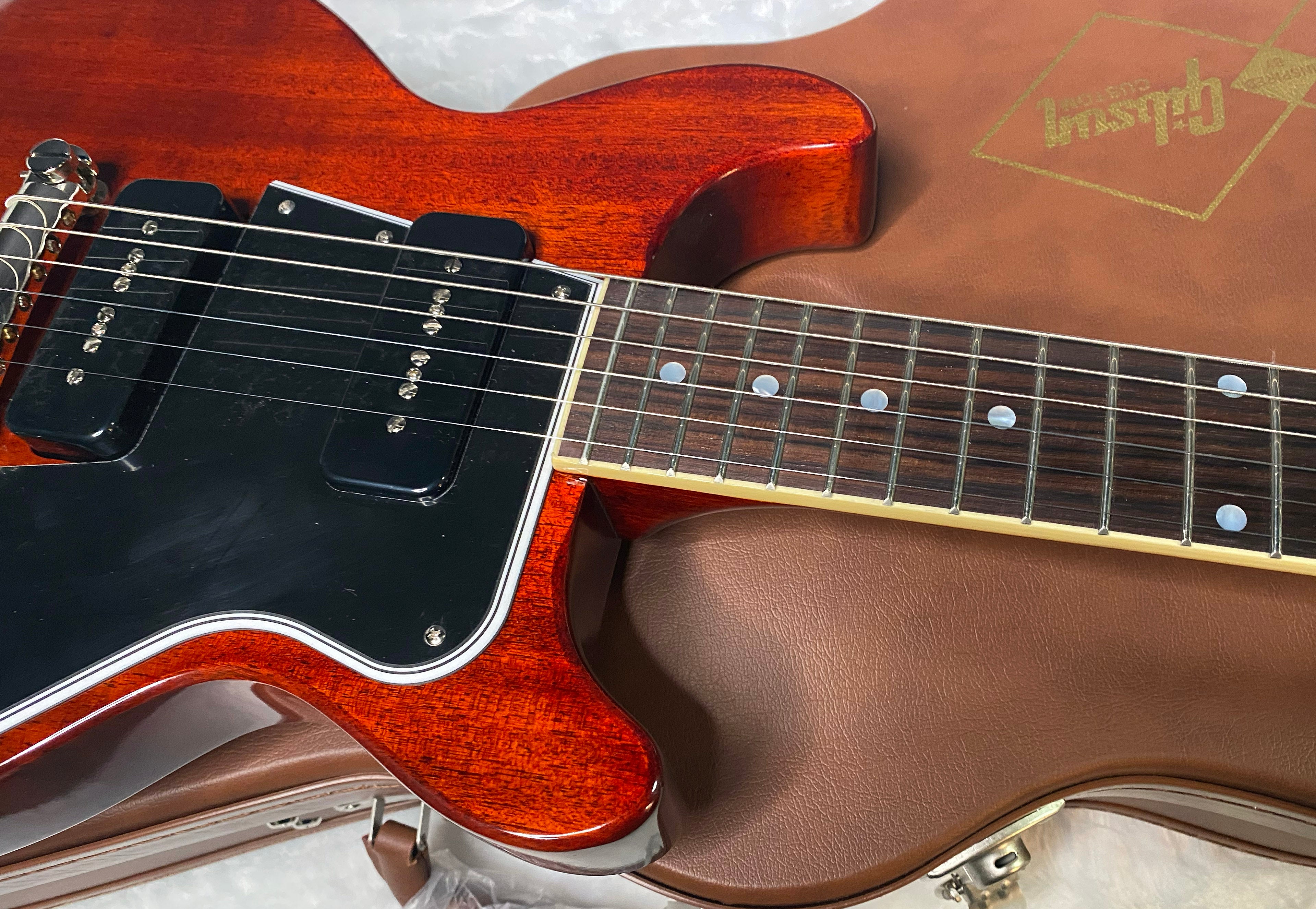 NEW Epiphone Inspired by Gibson 1960 Les Paul Special Double Cut Reissue Electric Guitar - Vintage Cherry - 7.25 lbs - Authorized Dealer - G07149