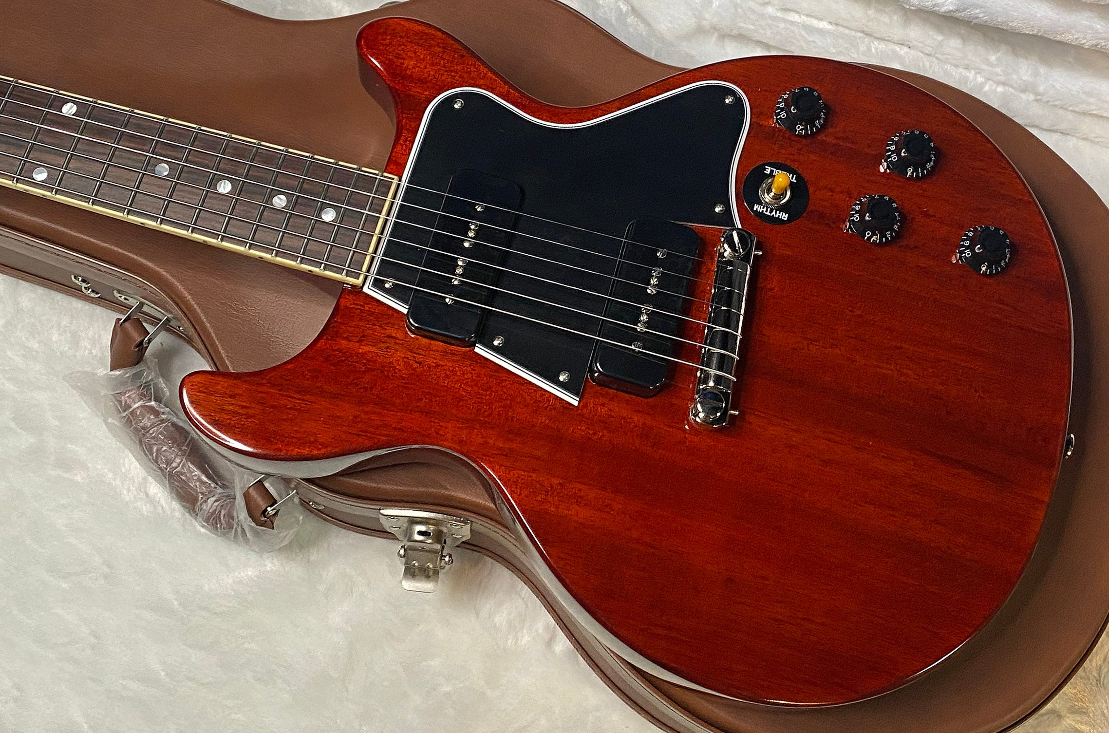 NEW Epiphone Inspired by Gibson 1960 Les Paul Special Double Cut Reissue Electric Guitar - Vintage Cherry - 7.25 lbs - Authorized Dealer - G07149