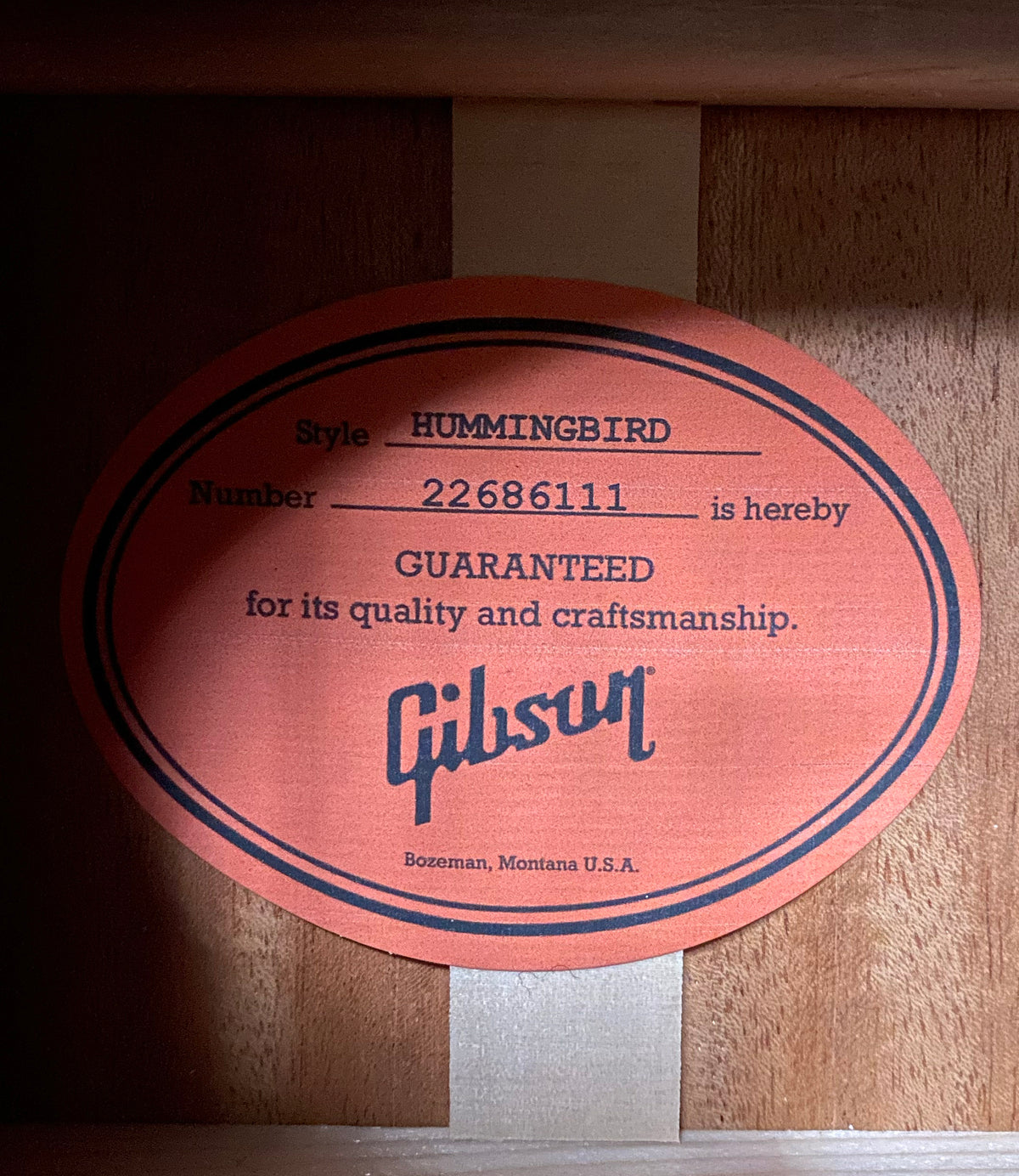 NEW! Gibson Hummingbird Original - Heritage Cherry Sunburst - 4.6lbs - Baggs HiFi DNA system - Authorized Dealer! G07853