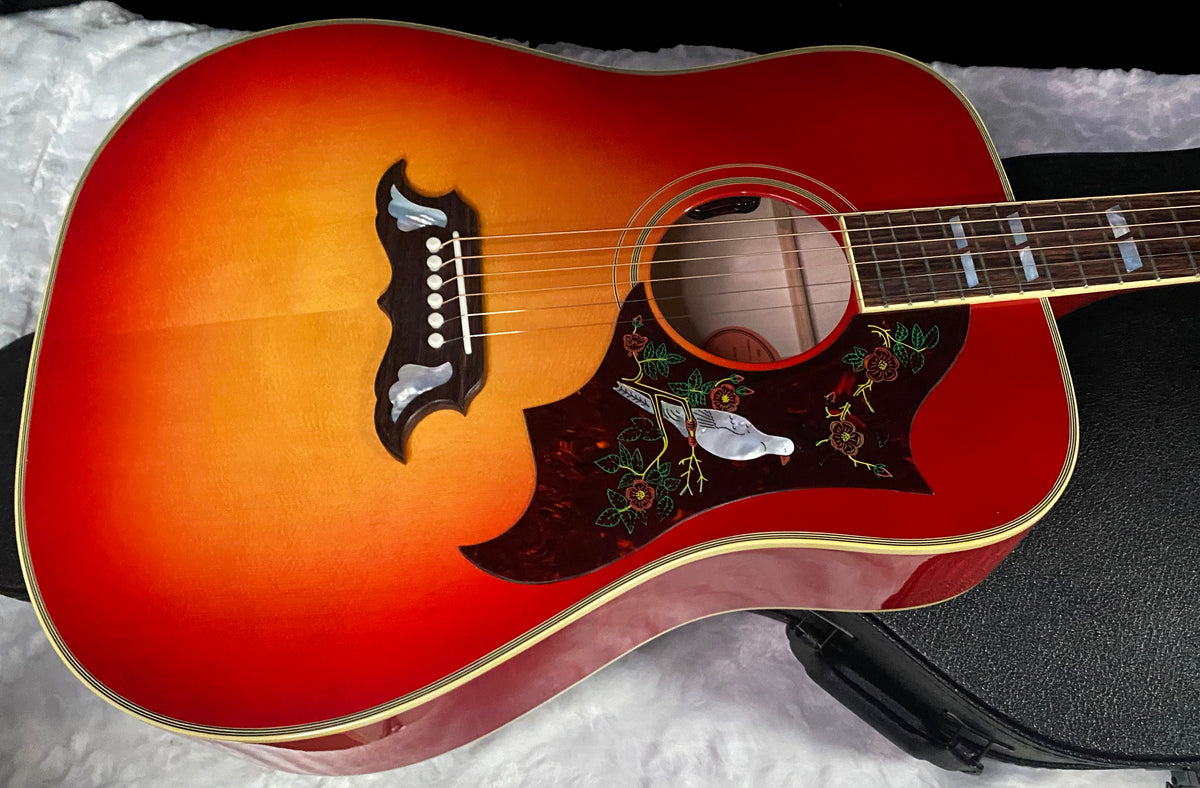 NEW! Gibson Dove Original - Vintage Cherry Sunburst - Baggs HiFi DNA System - Authorized Dealer - 5 lbs - G07855