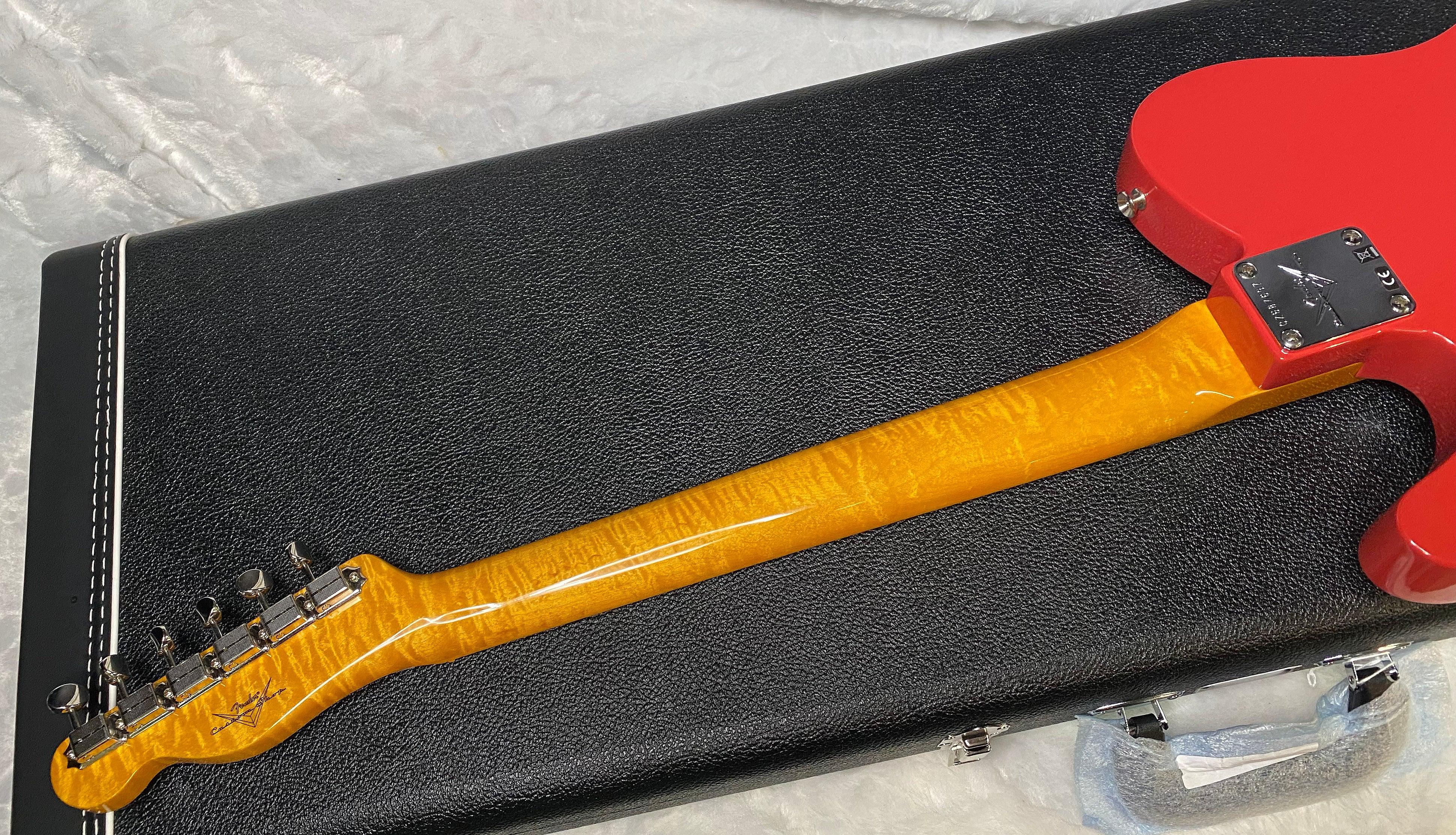 NEW! Fender Custom Shop Flamethrower Telecaster Custom - NOS - Modern Specs - Texas Special Pick-Ups - AAAA Flamed Neck - Fiesta Red - Authorized Dealer - 7.2lbs - G07144