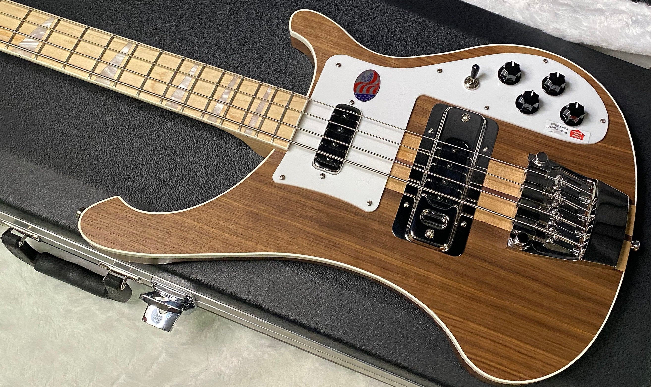 NEW! Rickenbacker 4003 W Walnut - 4-String Bass - Authorized Dealer - 9.2 lbs - G07139