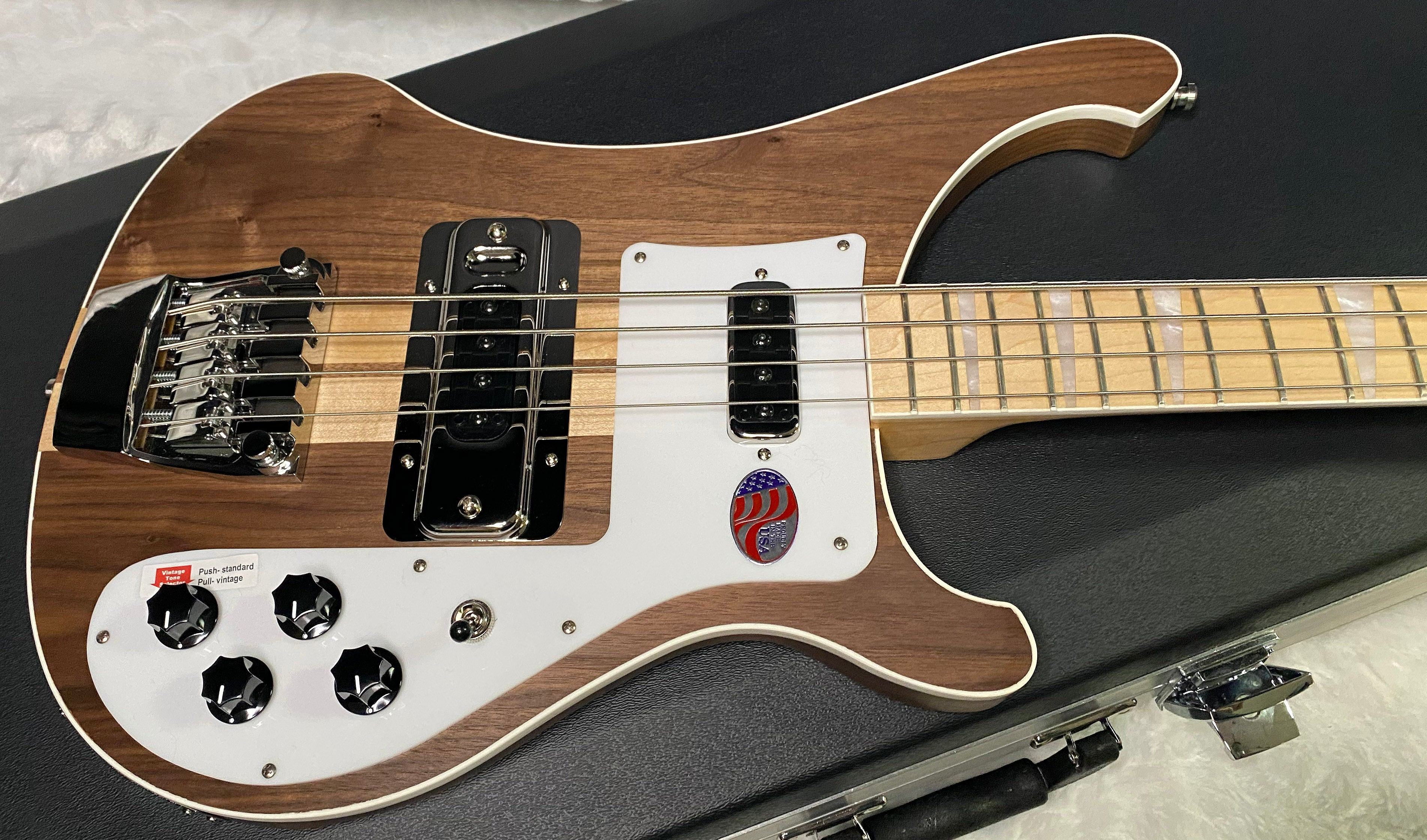NEW! Rickenbacker 4003 W Walnut - 4-String Bass - Authorized Dealer - 8.7 lbs - G07133