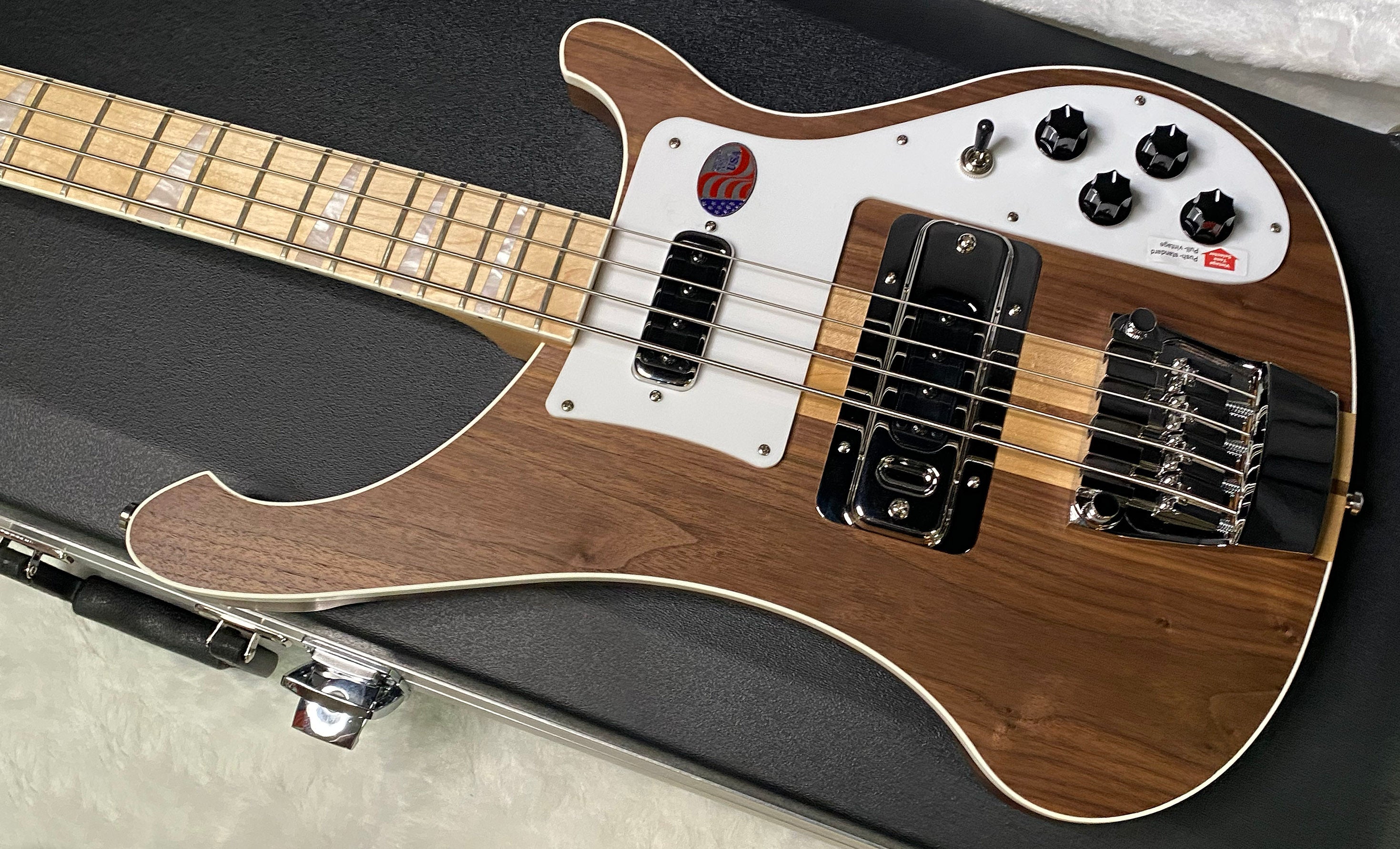 NEW! Rickenbacker 4003 W Walnut - 4-String Bass - Authorized Dealer - 8.7 lbs - G07133