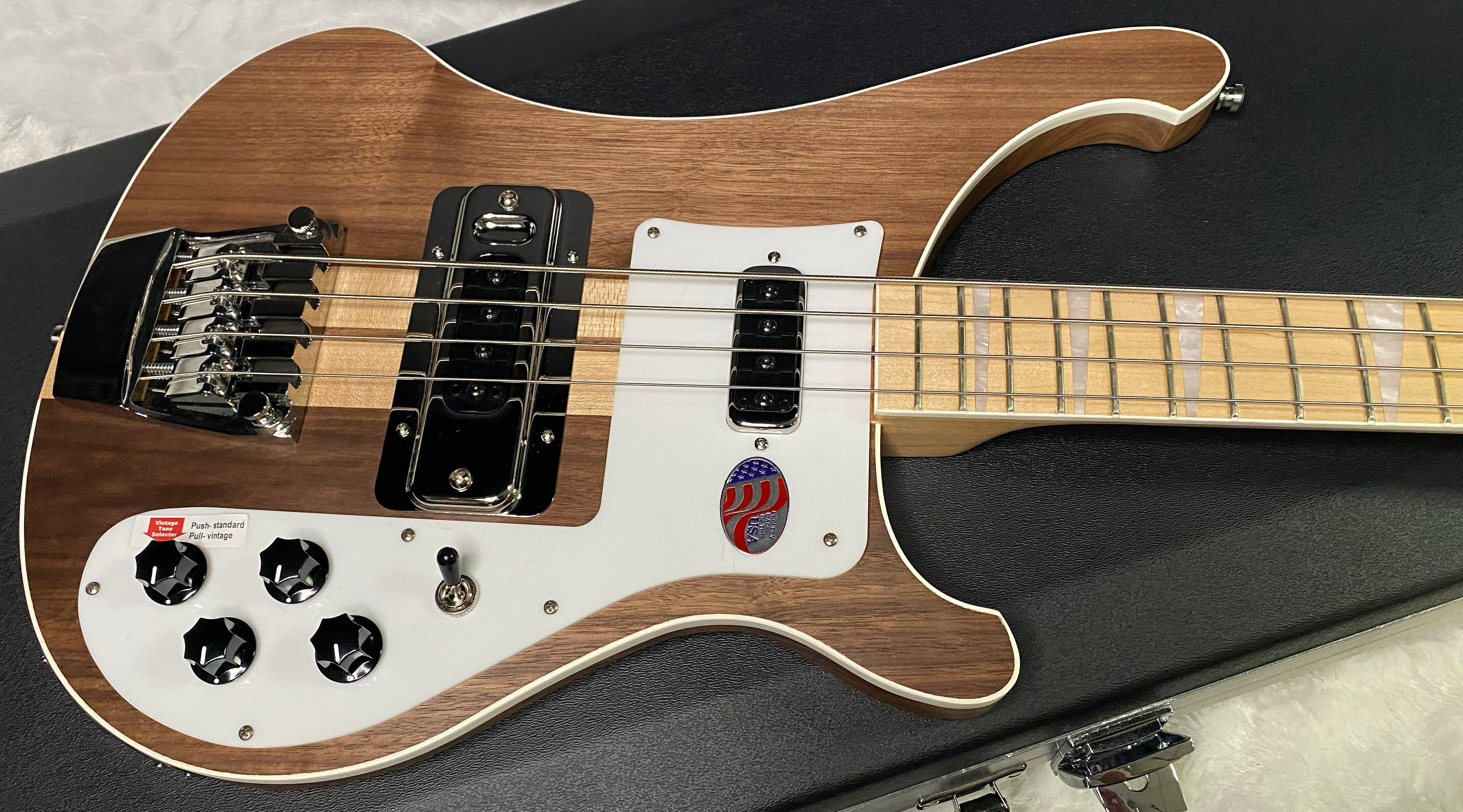 NEW! Rickenbacker 4003 W Walnut - 4-String Bass - Authorized Dealer - 8.65 lbs - G07134