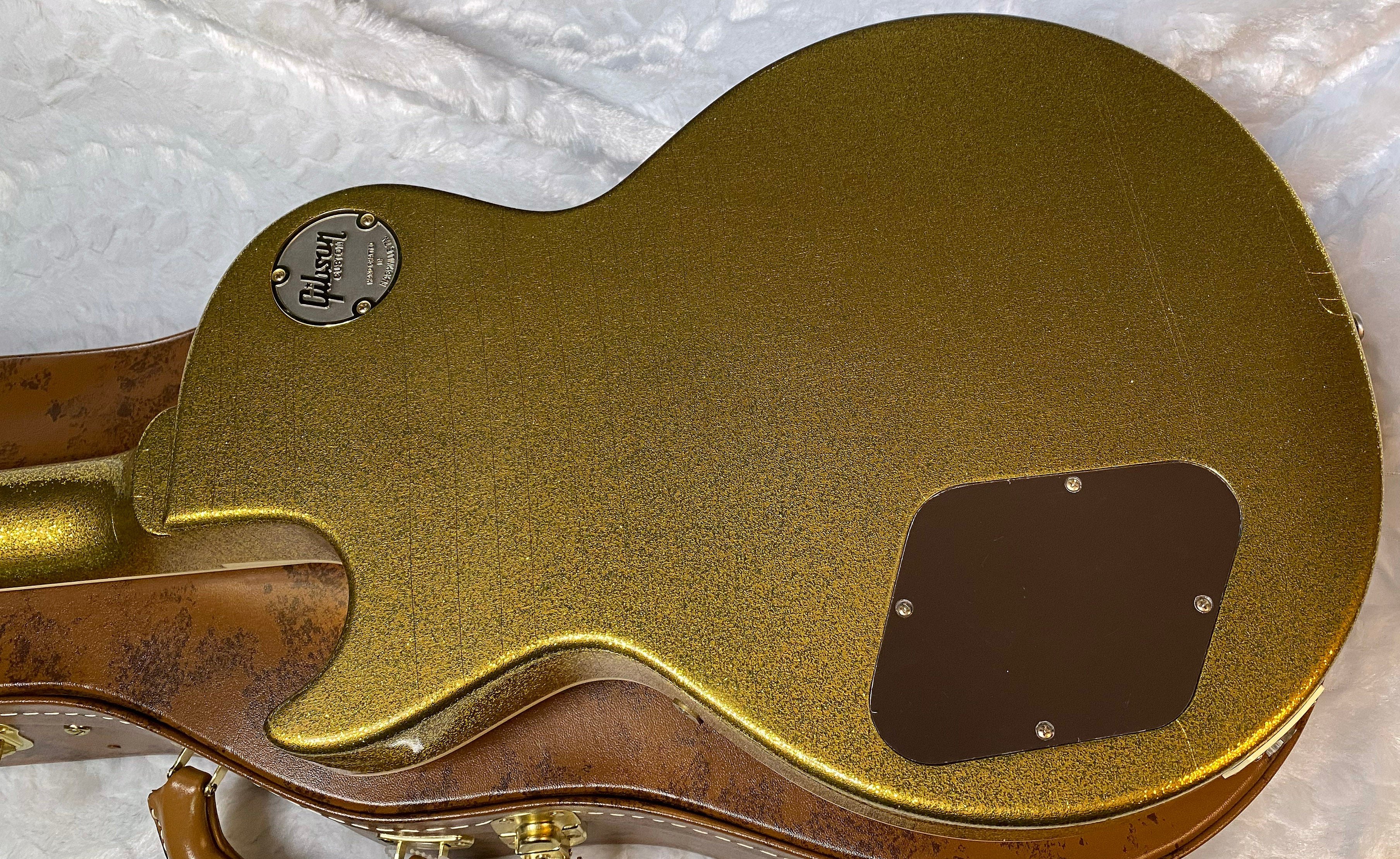NEW! Gibson Custom Shop Murphy Lab '56 Les Paul ALL GOLD SPARKLE Reissue - Ultra Light Aged - 8.6 lbs - Authorized Dealer - G05052