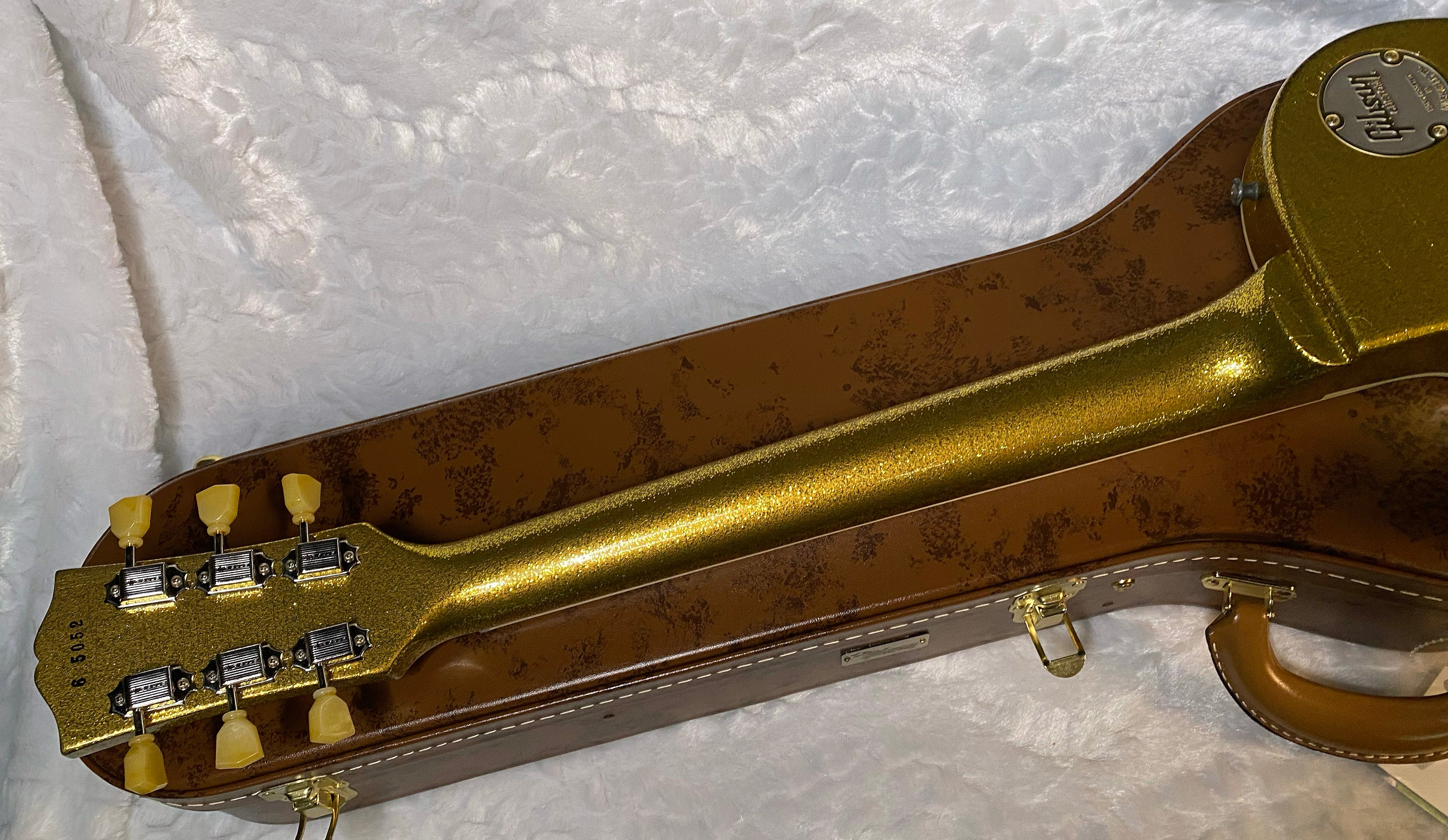 NEW! Gibson Custom Shop Murphy Lab '56 Les Paul ALL GOLD SPARKLE Reissue - Ultra Light Aged - 8.6 lbs - Authorized Dealer - G05052