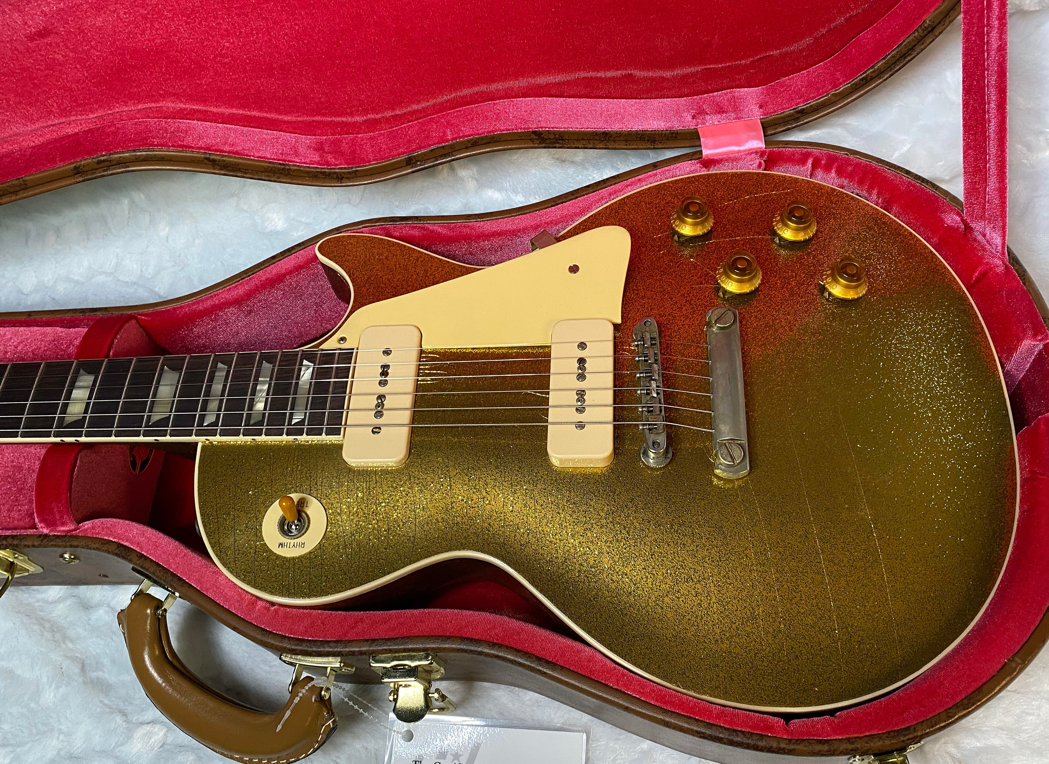 NEW! Gibson Custom Shop Murphy Lab '56 Les Paul ALL GOLD SPARKLE Reissue - Ultra Light Aged - 8.6 lbs - Authorized Dealer - G05052