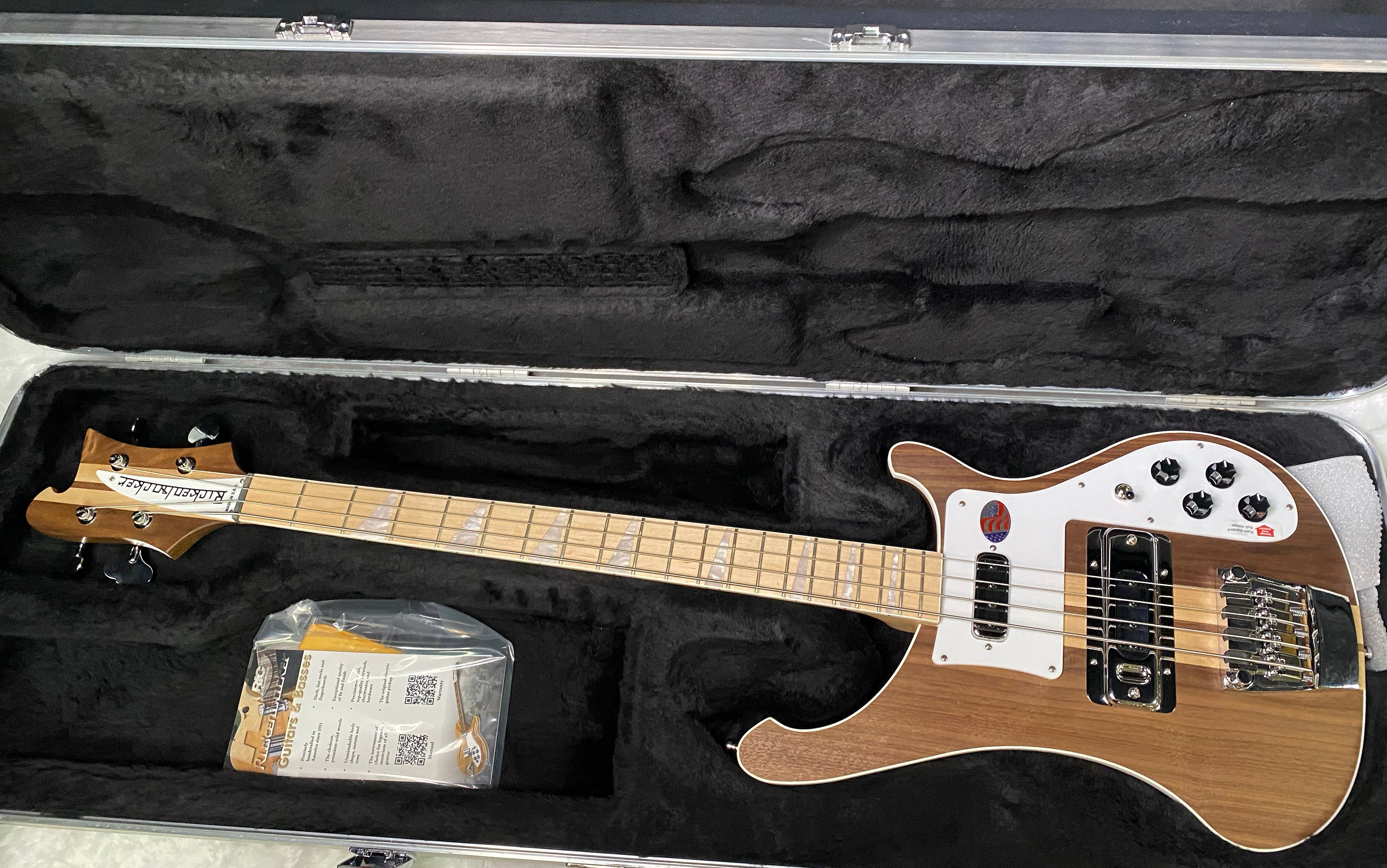 NEW! Rickenbacker 4003 W Walnut - 4-String Bass - Authorized Dealer - 8.65 lbs - G07134
