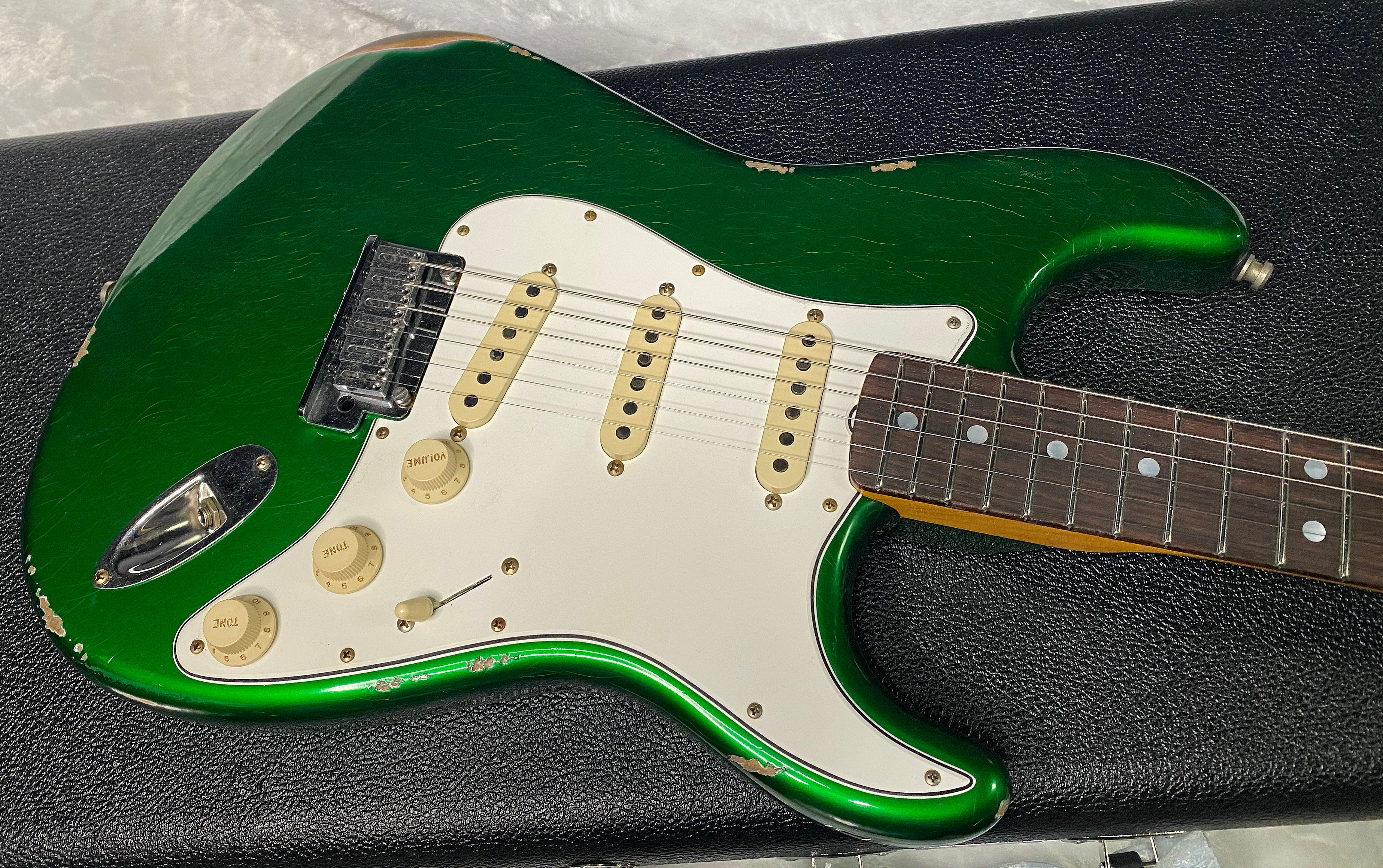 NEW! Fender Custom Shop 2025 NAMM Limited Edition Stratocaster PRO Relic - Candy Green - Authorized Dealer - 7.9 lbs - G06488