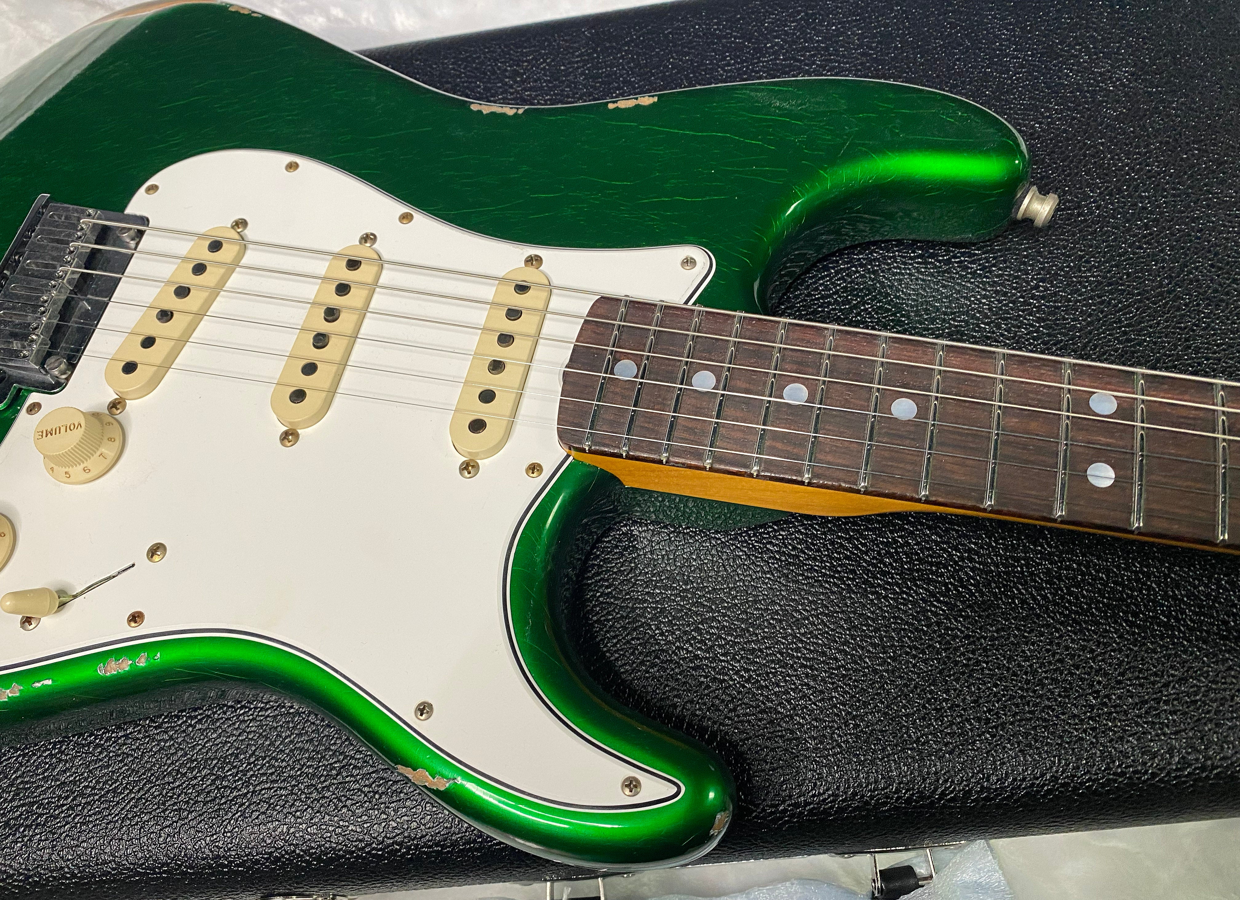 NEW! Fender Custom Shop 2025 NAMM Limited Edition Stratocaster PRO Relic - Candy Green - Authorized Dealer - 7.9 lbs - G06488