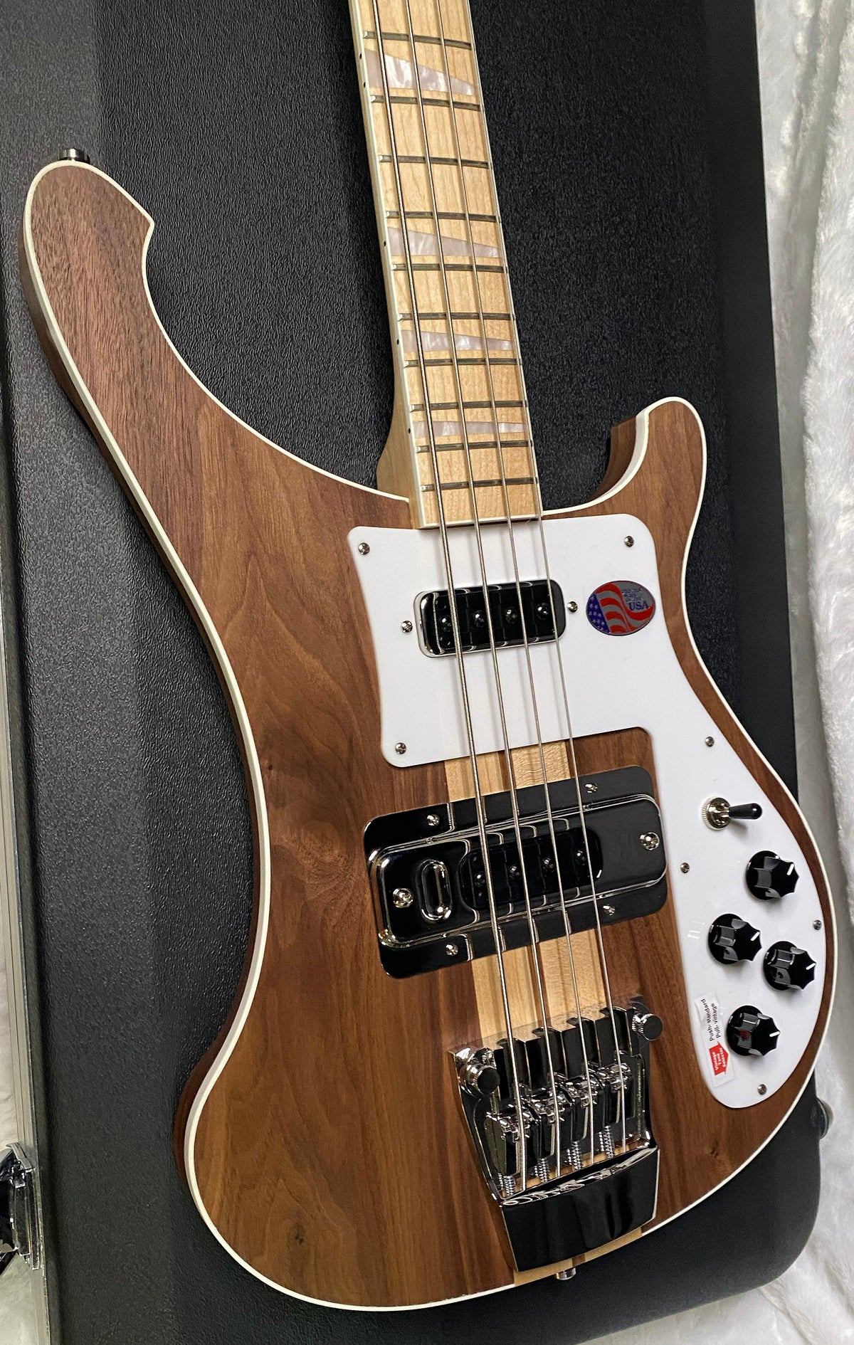 NEW! Rickenbacker 4003 W Walnut - 4-String Bass - Authorized Dealer - Only 8.25 lbs - G07136