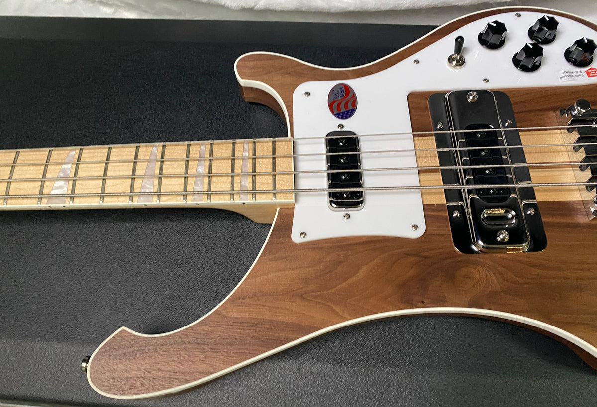NEW! Rickenbacker 4003 W Walnut - 4-String Bass - Authorized Dealer - Only 8.25 lbs - G07136