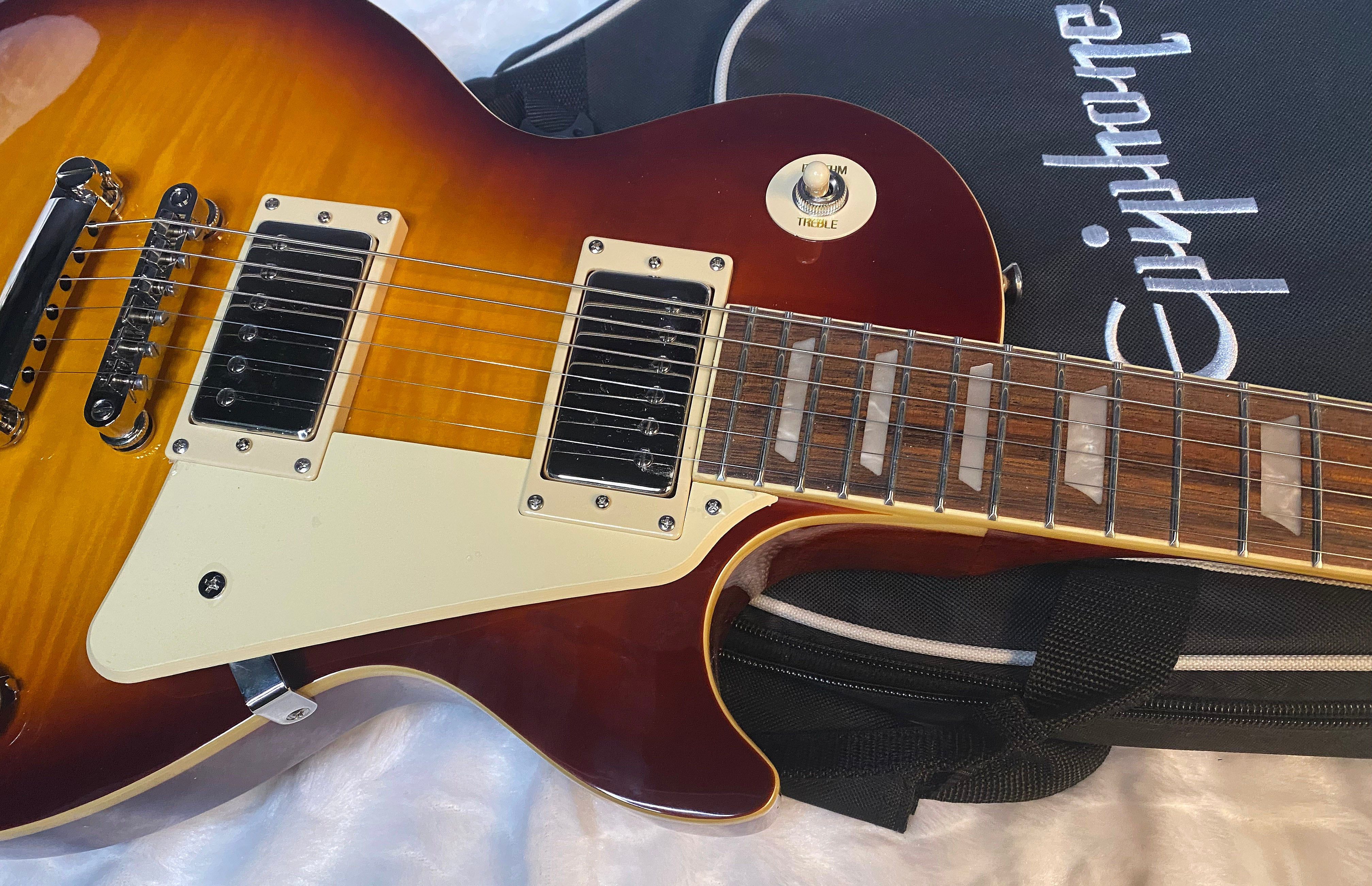 NEW ! Epiphone Les Paul Standard '60s Figured Top Electric Guitar - Iced Tea Burst - Gig Bag - Authorized Dealer - 8.6lbs - G05085