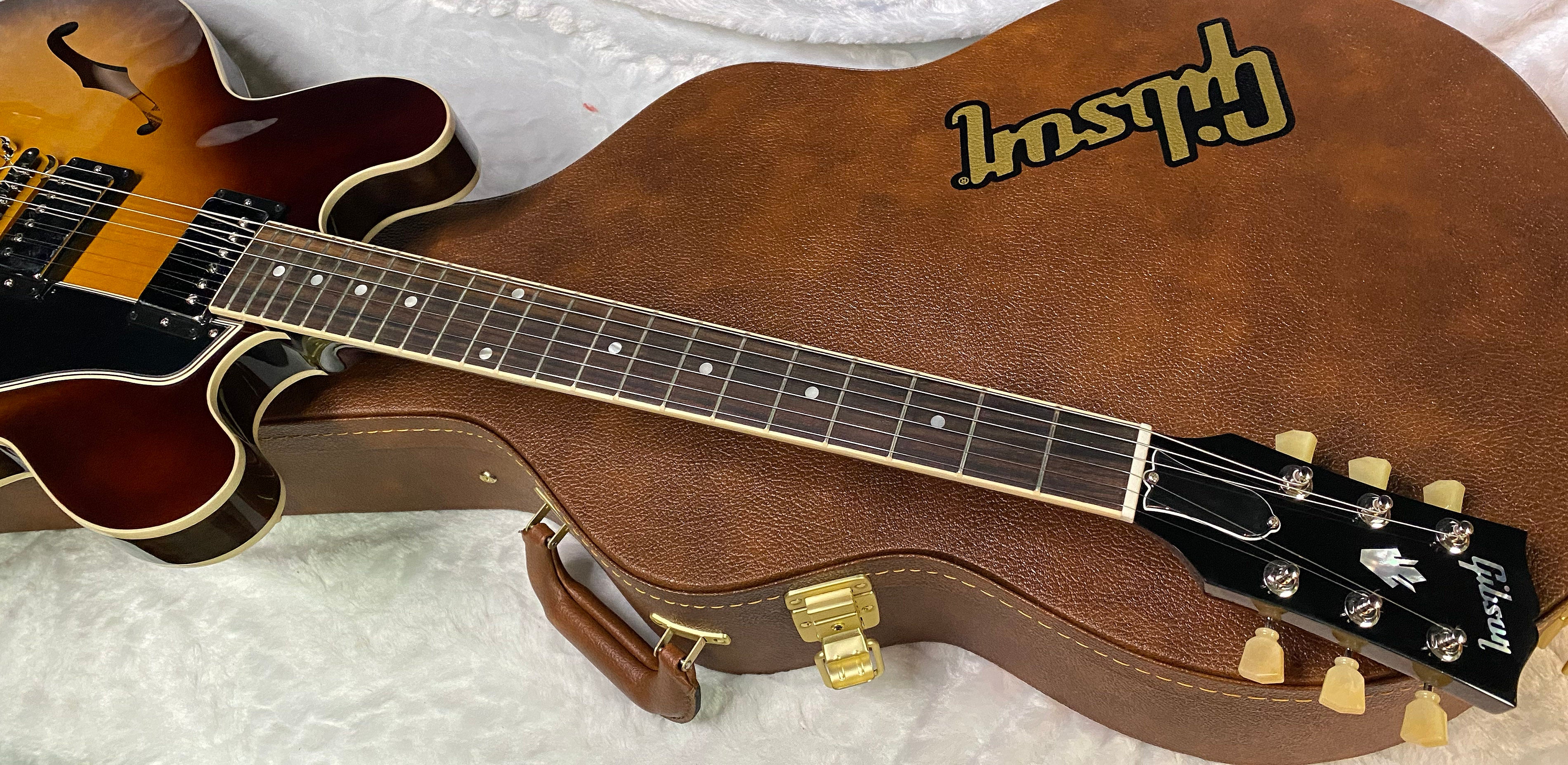 NEW ! Gibson ES-335 50s Semi-Hollowbody Electric Guitar - Vintage Tobacco Burst - Authorized Dealer - 7.8 lbs - G07154