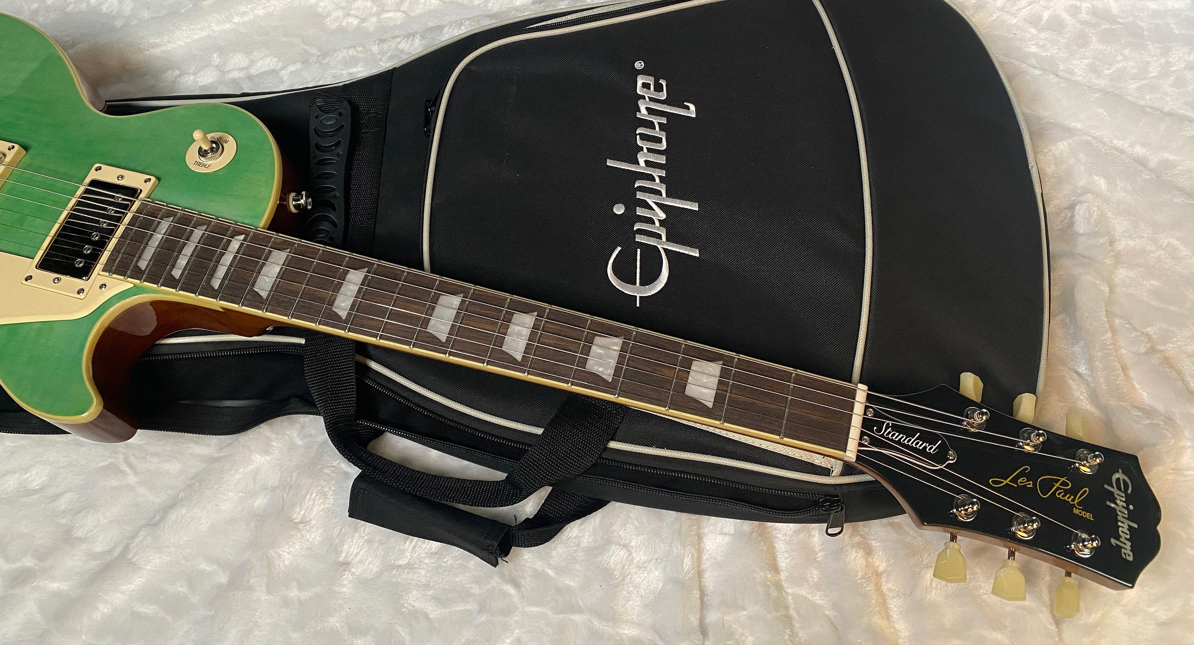 NEW ! Epiphone Les Paul Standard '50s Electric Guitar - Seafoam Green - Authorized Dealer - 8.6lbs - G05079