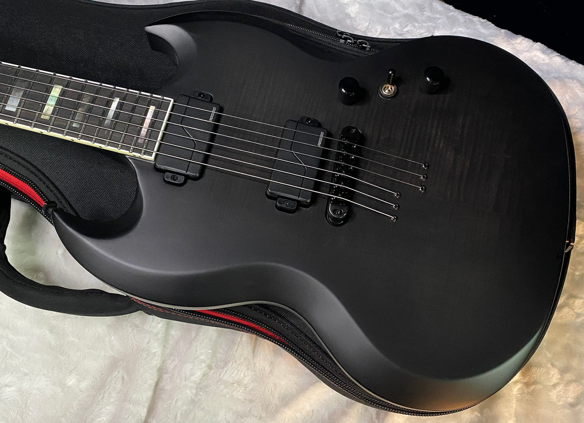 NEW! Epiphone Prophecy SG Inspired by Gibson - Obsidian Storm Satin - Authorized Dealer - 8lbs - G07870