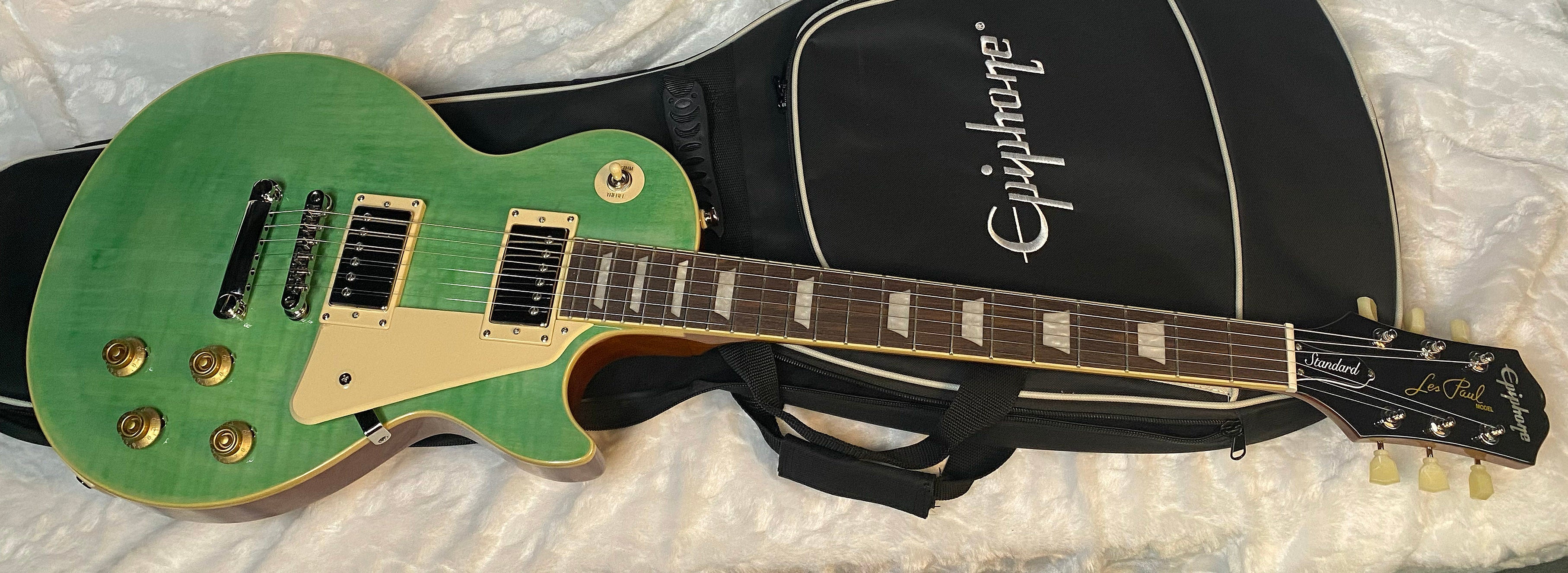 NEW ! Epiphone Les Paul Standard '50s Electric Guitar - Seafoam Green - Authorized Dealer - 8.6lbs - G05079