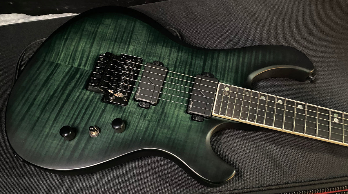 NEW! Epiphone Prophecy Victory FR Floyd Rose - Inspired by Gibson - Aqua Smoke Satin - Authorized Dealer - 8lbs - G07866