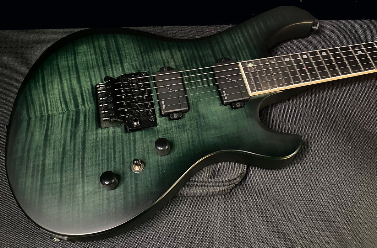NEW! Epiphone Prophecy Victory FR Floyd Rose - Inspired by Gibson - Aqua Smoke Satin - Authorized Dealer - 8lbs - G07866