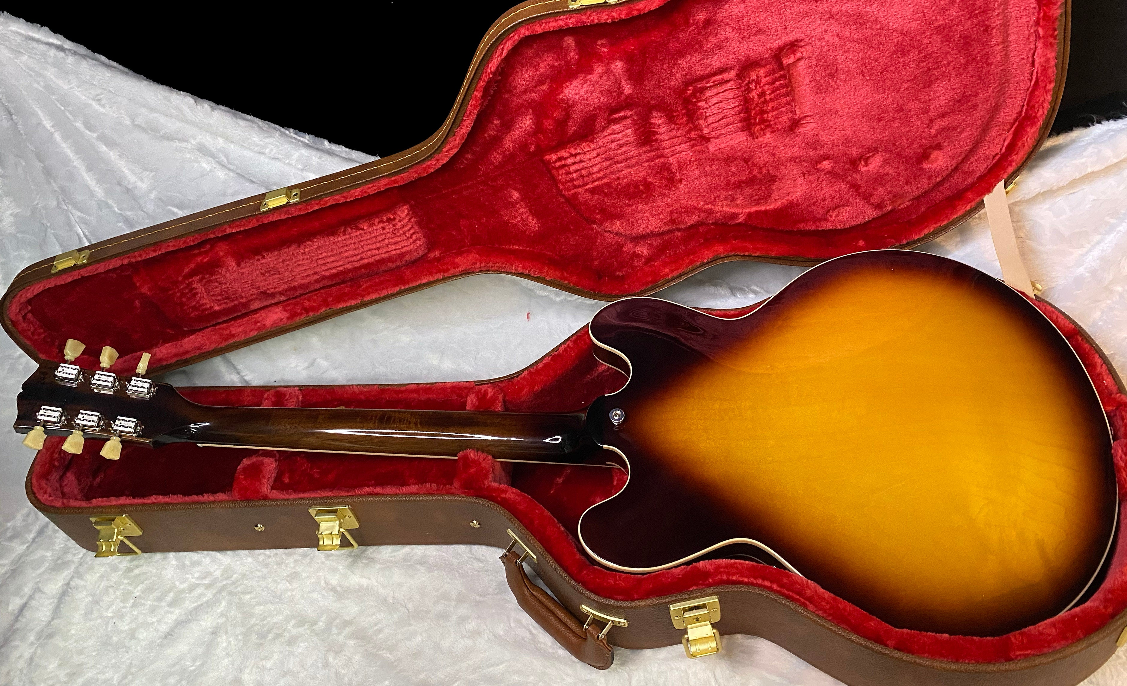 NEW ! Gibson ES-335 50s Semi-Hollowbody Electric Guitar - Vintage Tobacco Burst - Authorized Dealer - 8 lbs - G07155