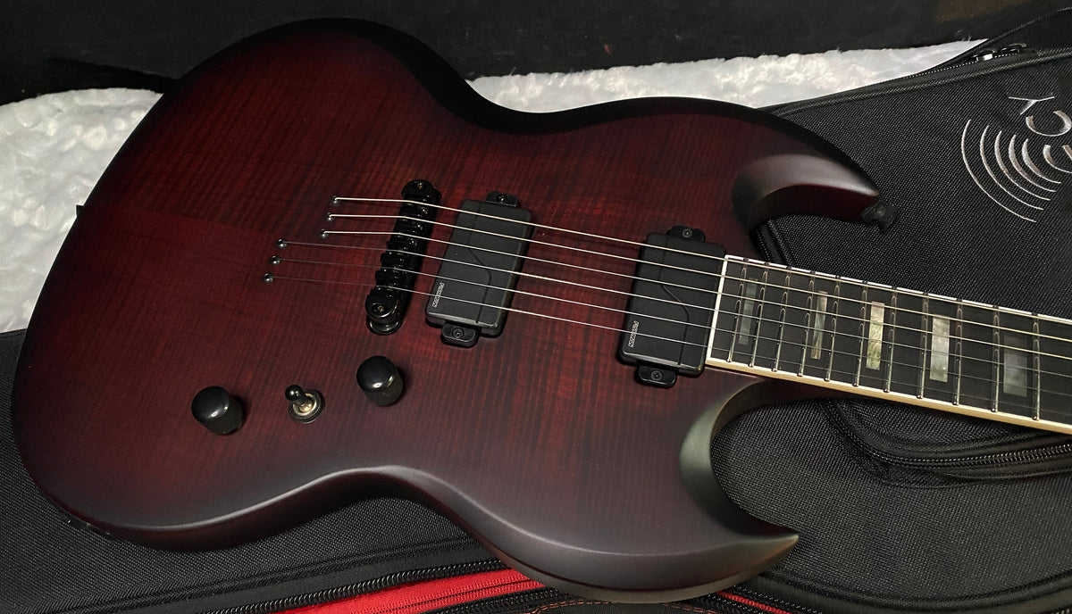 NEW! Epiphone Prophecy SG Inspired by Gibson - Crimson Fog Satin - Authorized Dealer - 8lbs - G07848