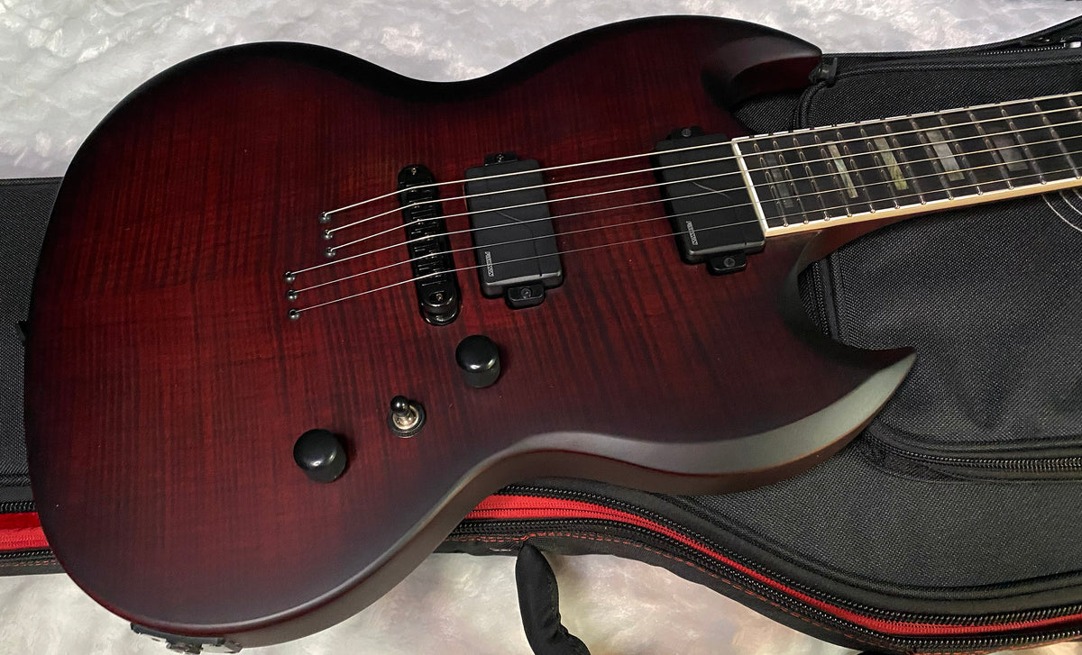 NEW! Epiphone Prophecy SG Inspired by Gibson - Crimson Fog Satin - Authorized Dealer - 8lbs - G07848