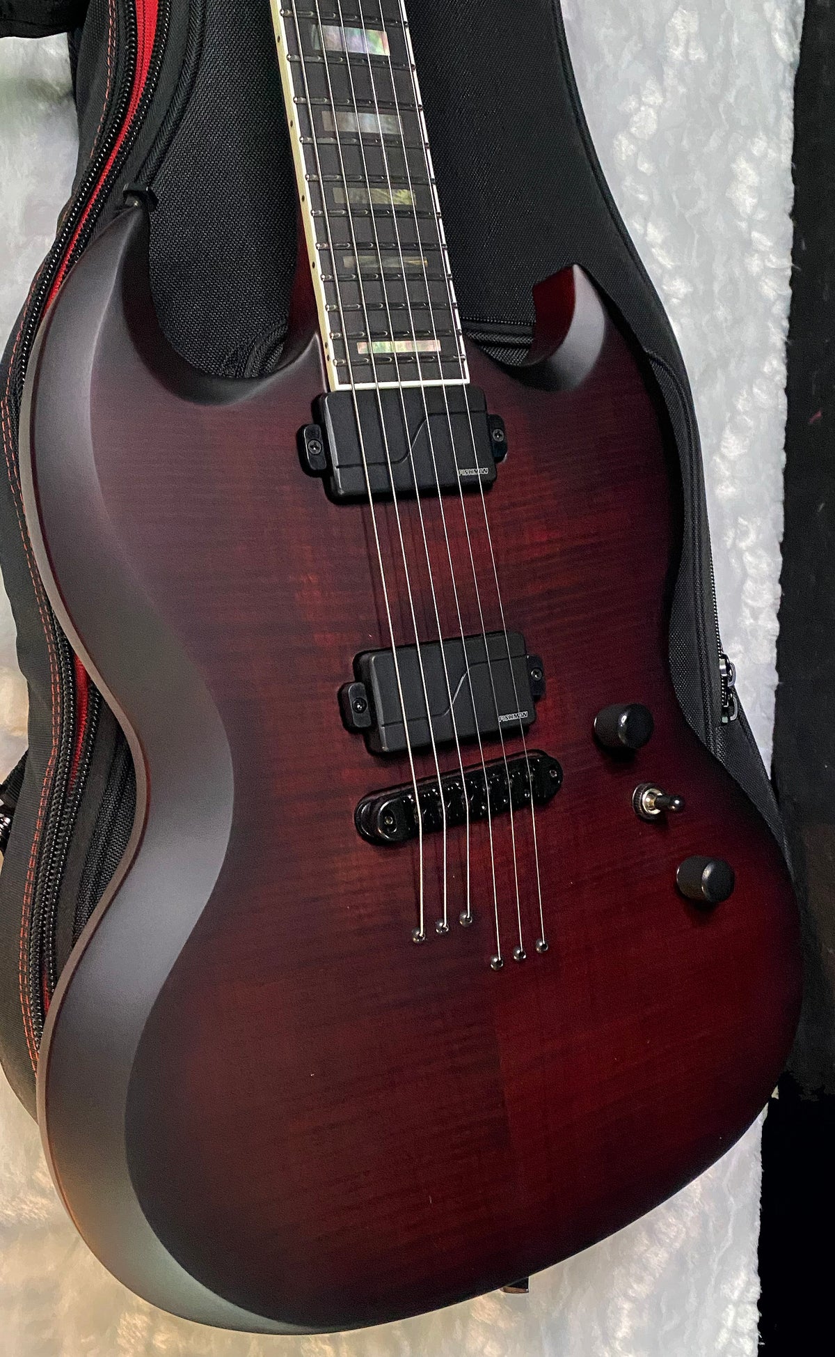 NEW! Epiphone Prophecy SG Inspired by Gibson - Crimson Fog Satin - Authorized Dealer - 8lbs - G07848