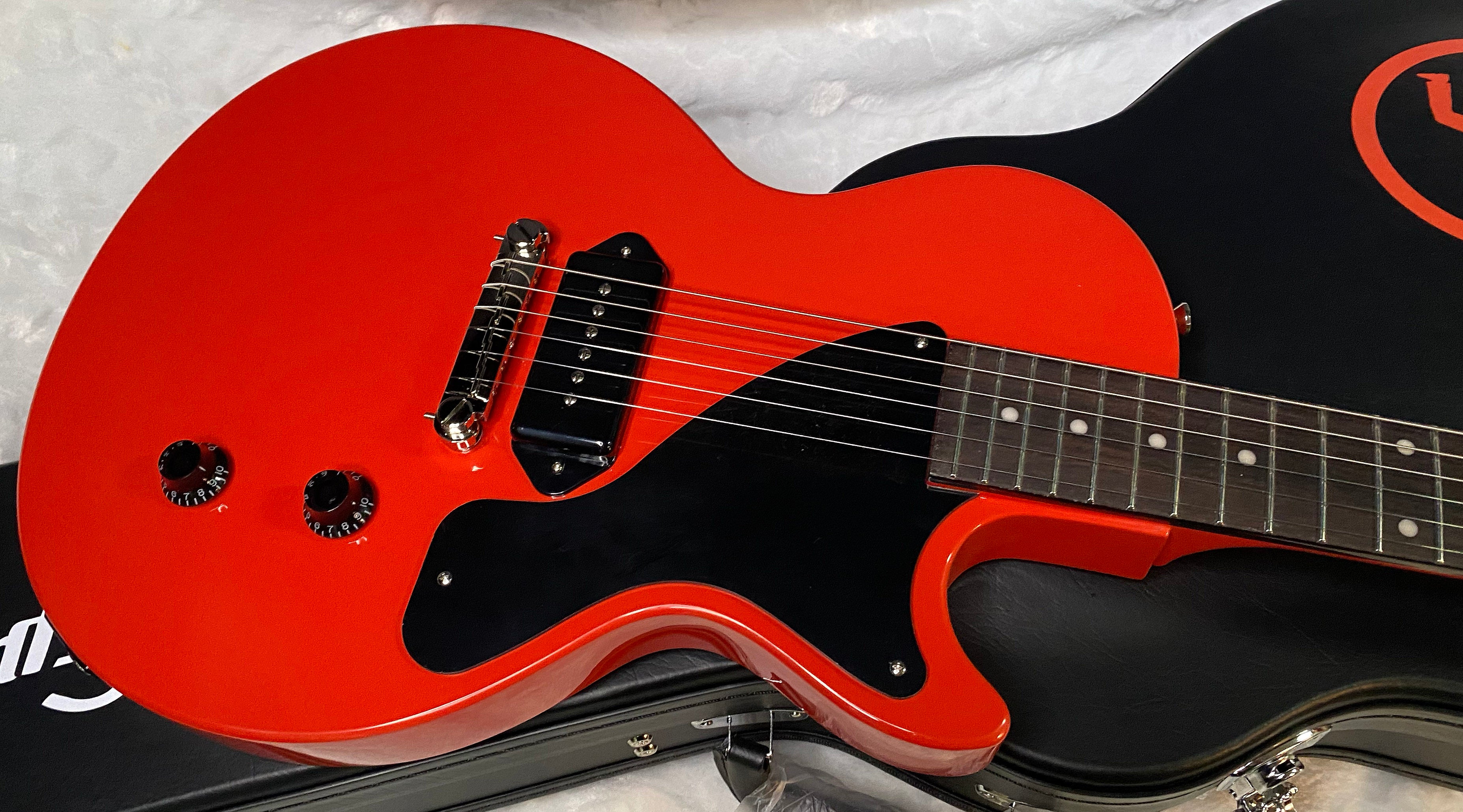 NEW! Epiphone Billie Joe Armstrong Les Paul Junior Electric Guitar- Radiant Red - 7.6lbs - Authorized Dealer - G07152