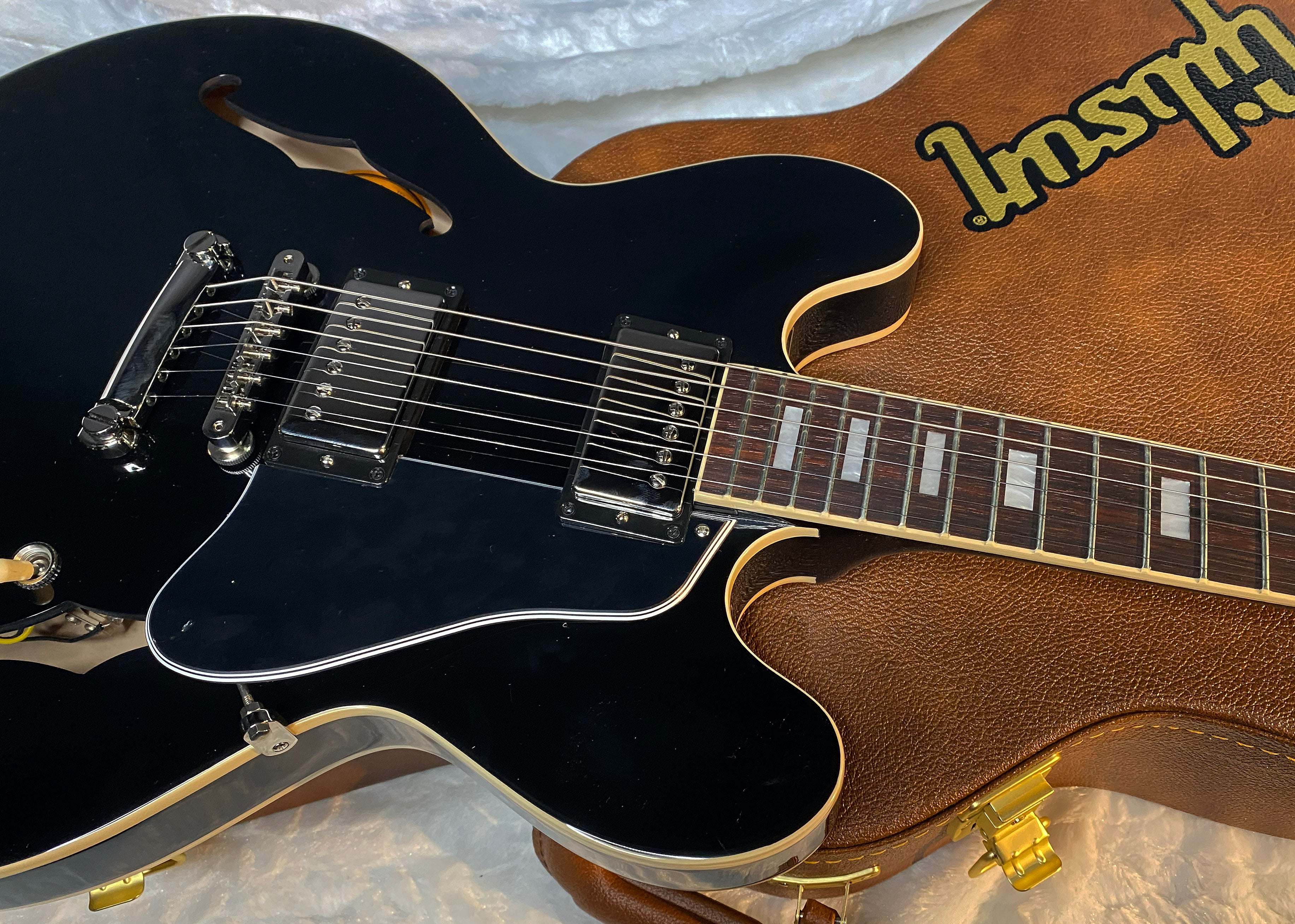 NEW! ! Gibson ES-335 60's Block - Ebony - Limited Edition - Only 7.9 lbs - Authorized Dealer - G06483