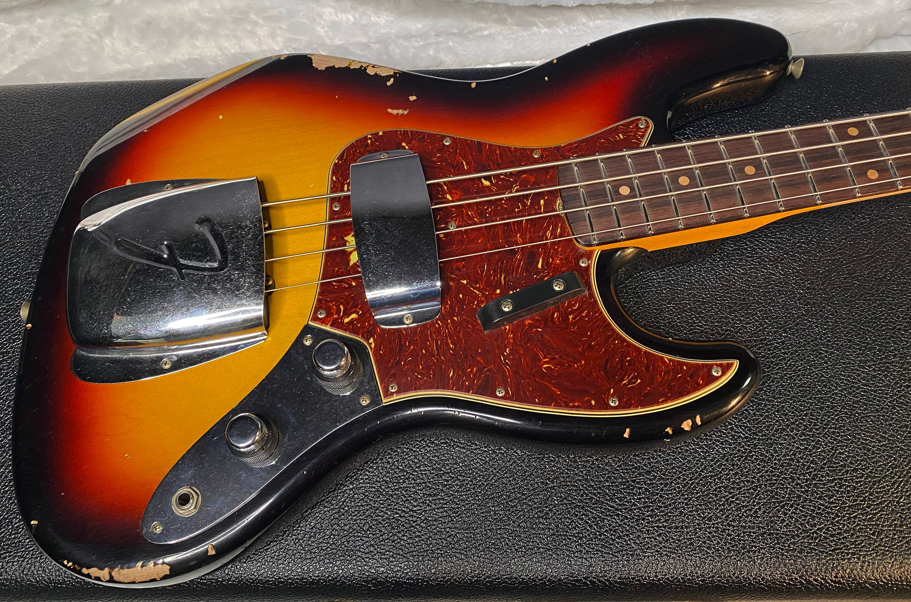 NEW ! 1960 Jazz Bass Heavy Relic Custom Shop Reissue - Sunburst - 9.4lbs - Handwound Pick-Ups - Authorized Dealer - G06486