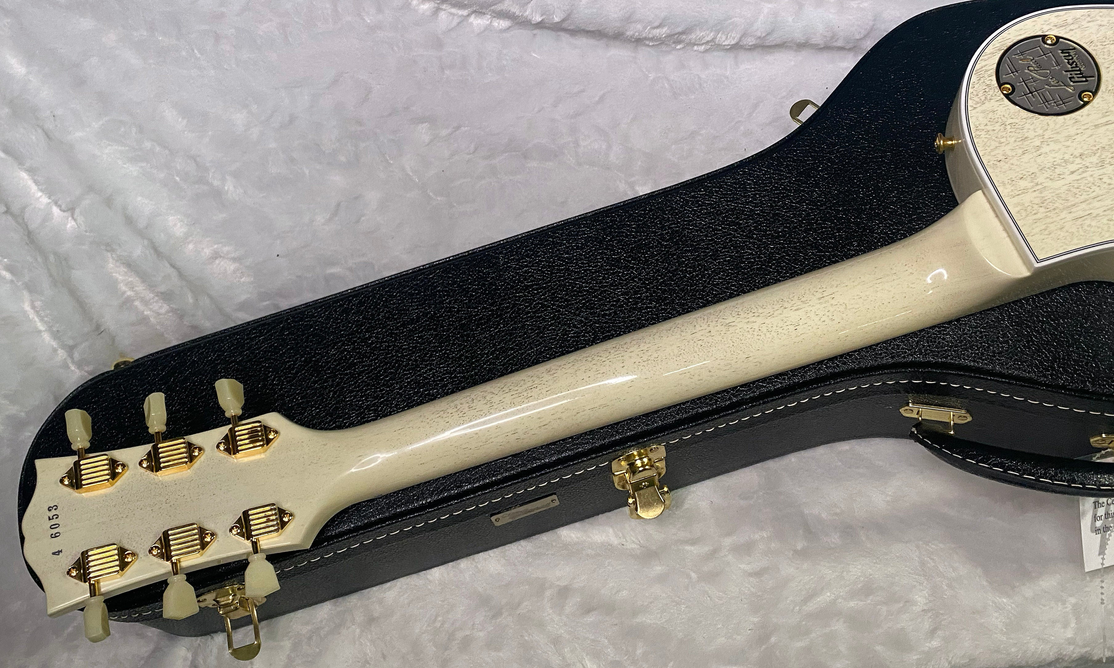 NEW ! Gibson Custom Shop Historic '54 Les Paul Custom Reissue Dealer Select - P-90's Staple Pick-Up - TV White - VOS - Authorized Dealer - 9.3 lbs - G07164